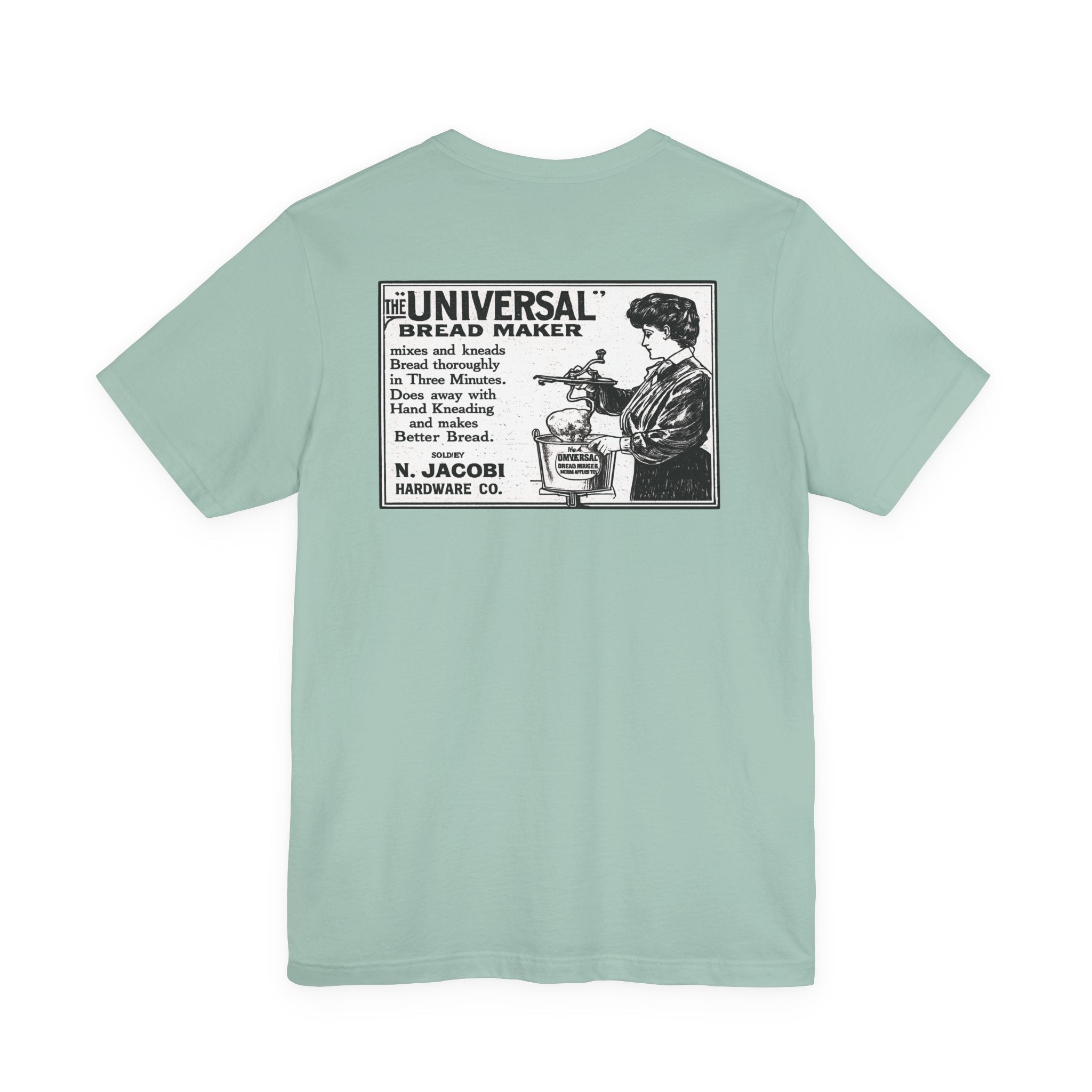 N. Jacobi Universal Bread Maker — Vintage NC Newspaper Ad T-Shirt
