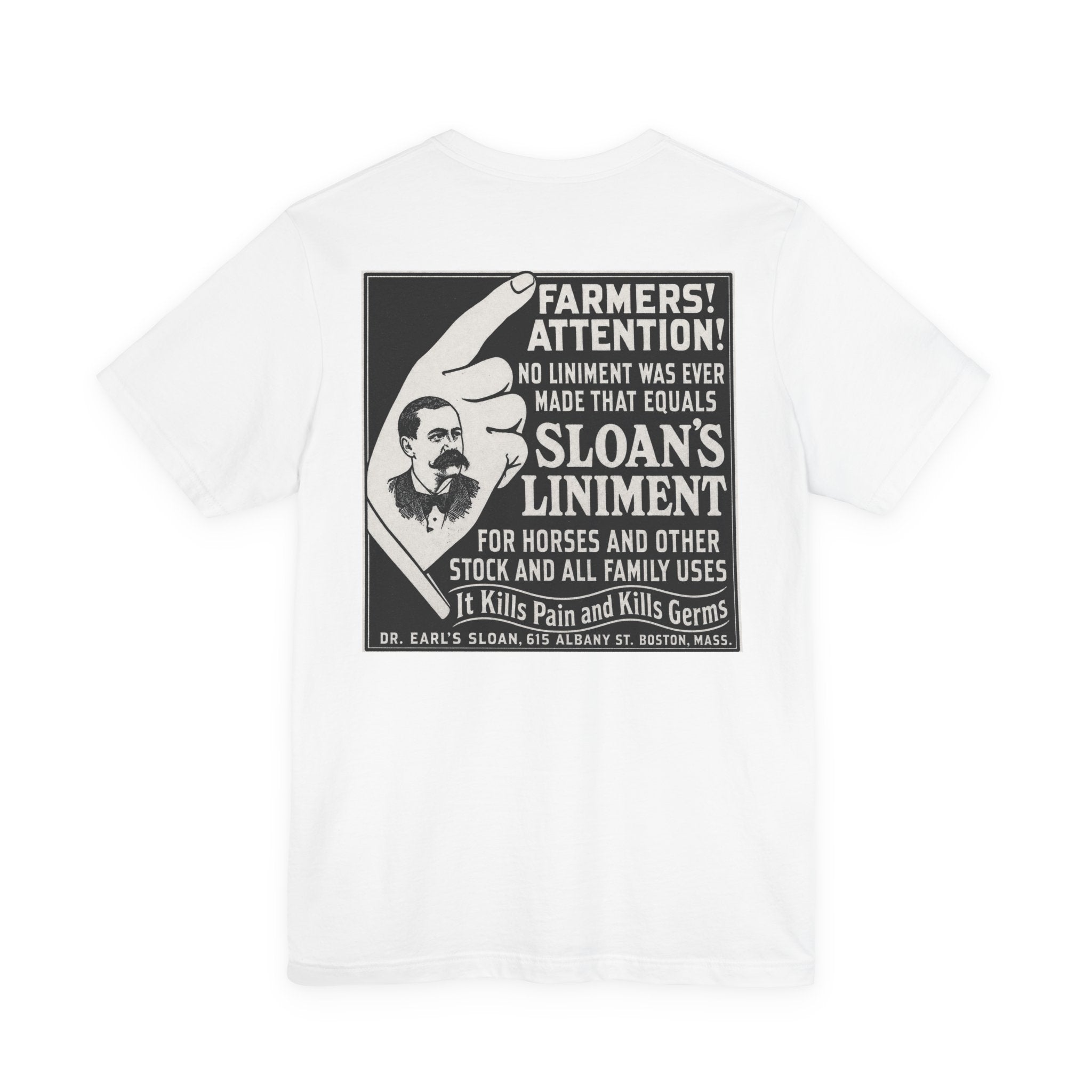 Dr. Sloan's Liniment — Vintage NC Newspaper Ad T-Shirt