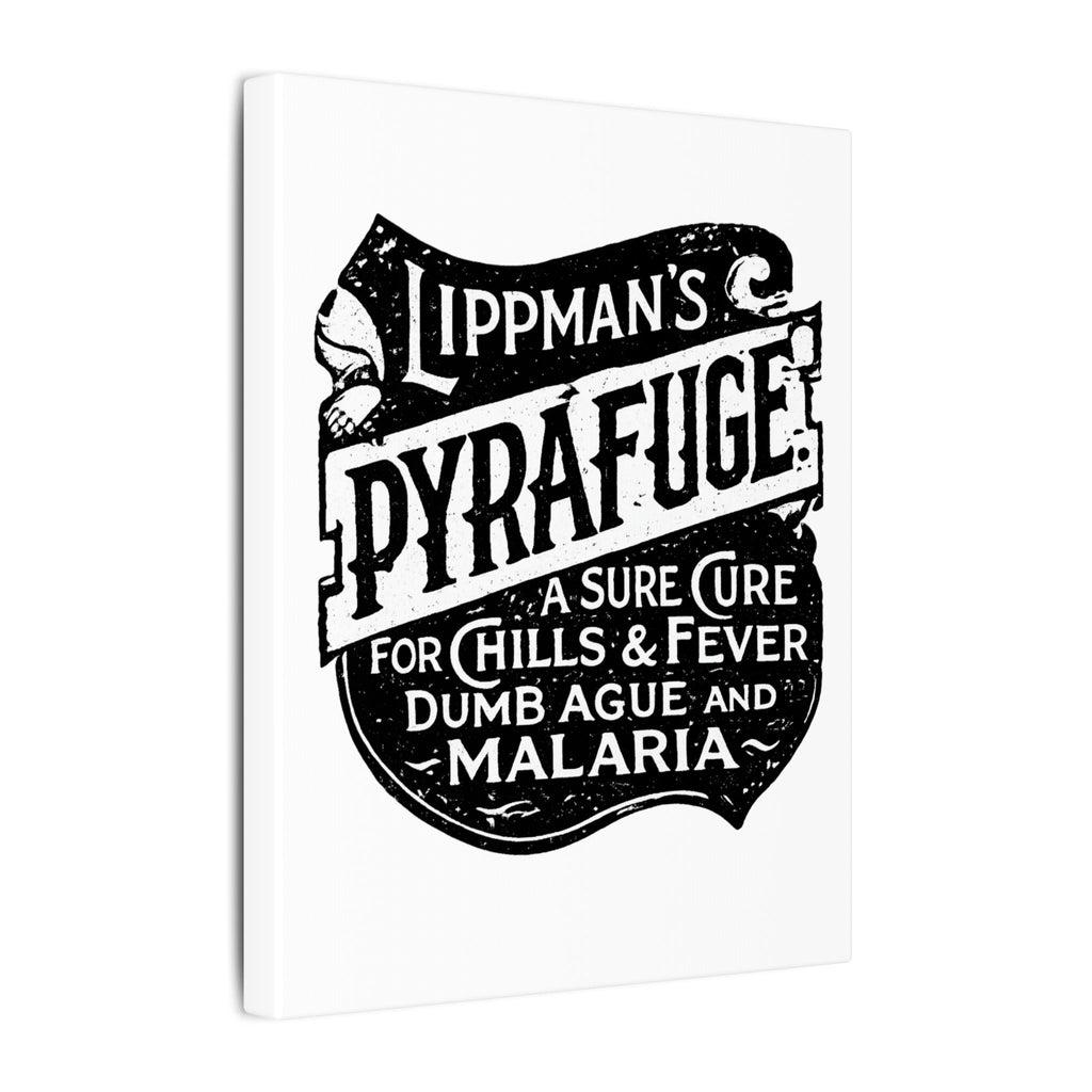 Lippman's Pyrafuge — Vintage NC Newspaper Ad Canvas Print