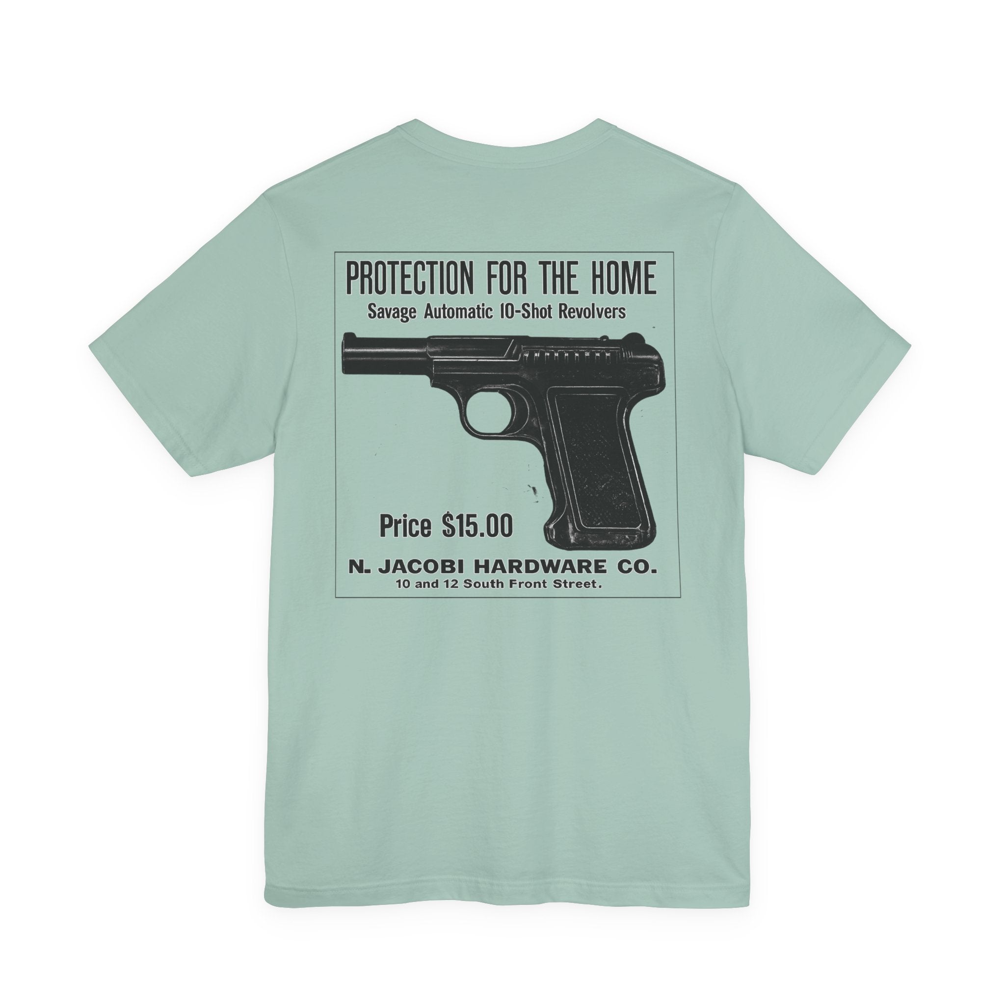 Savage Pistol — Vintage NC Newspaper Ad T-Shirt