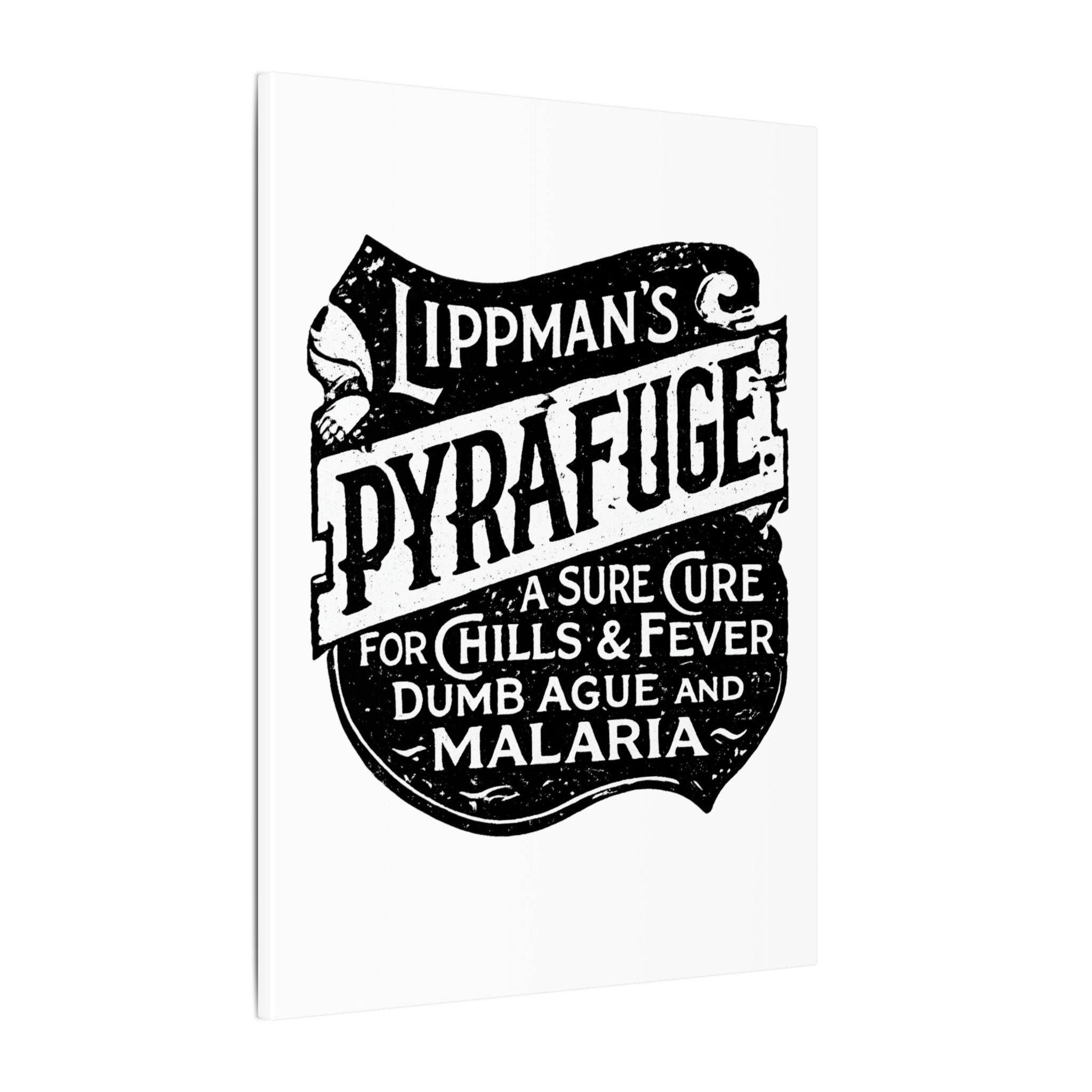 Lippman's Pyrafuge — Vintage NC Newspaper Ad Canvas Print
