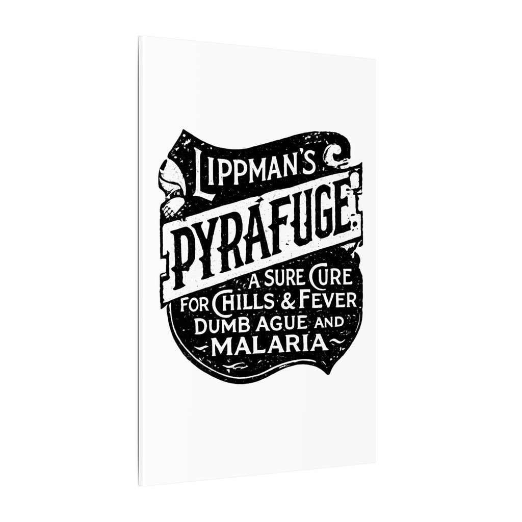 Lippman's Pyrafuge — Vintage NC Newspaper Ad Canvas Print
