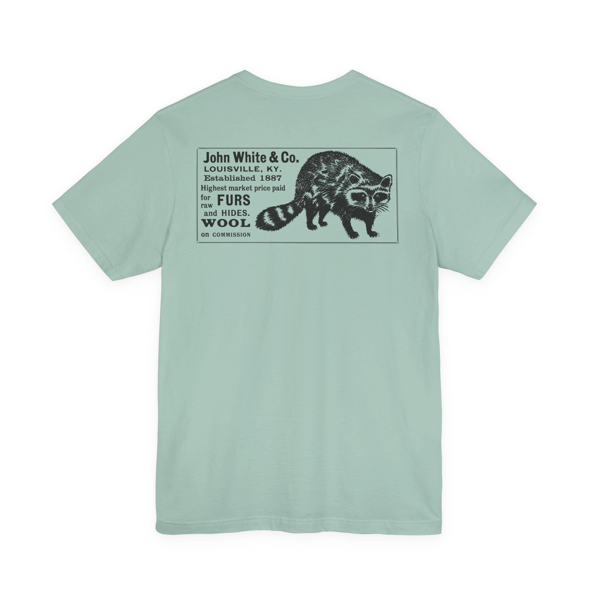 John White & Co. — Vintage NC Newspaper Ad T-Shirt
