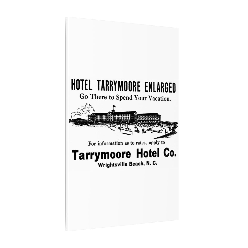 Tarrymore Hotel — Vintage NC Newspaper Ad Canvas Print