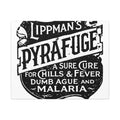 Lippman's Pyrafuge — Vintage NC Newspaper Ad Canvas Print