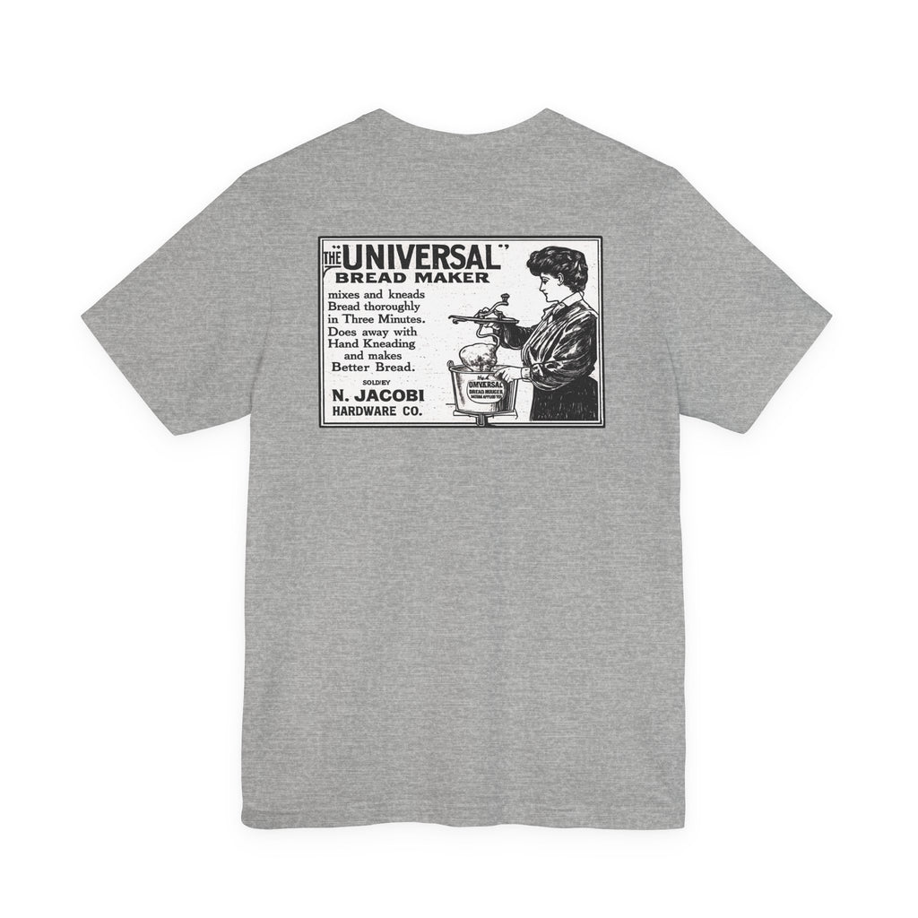 N. Jacobi Universal Bread Maker — Vintage NC Newspaper Ad T-Shirt