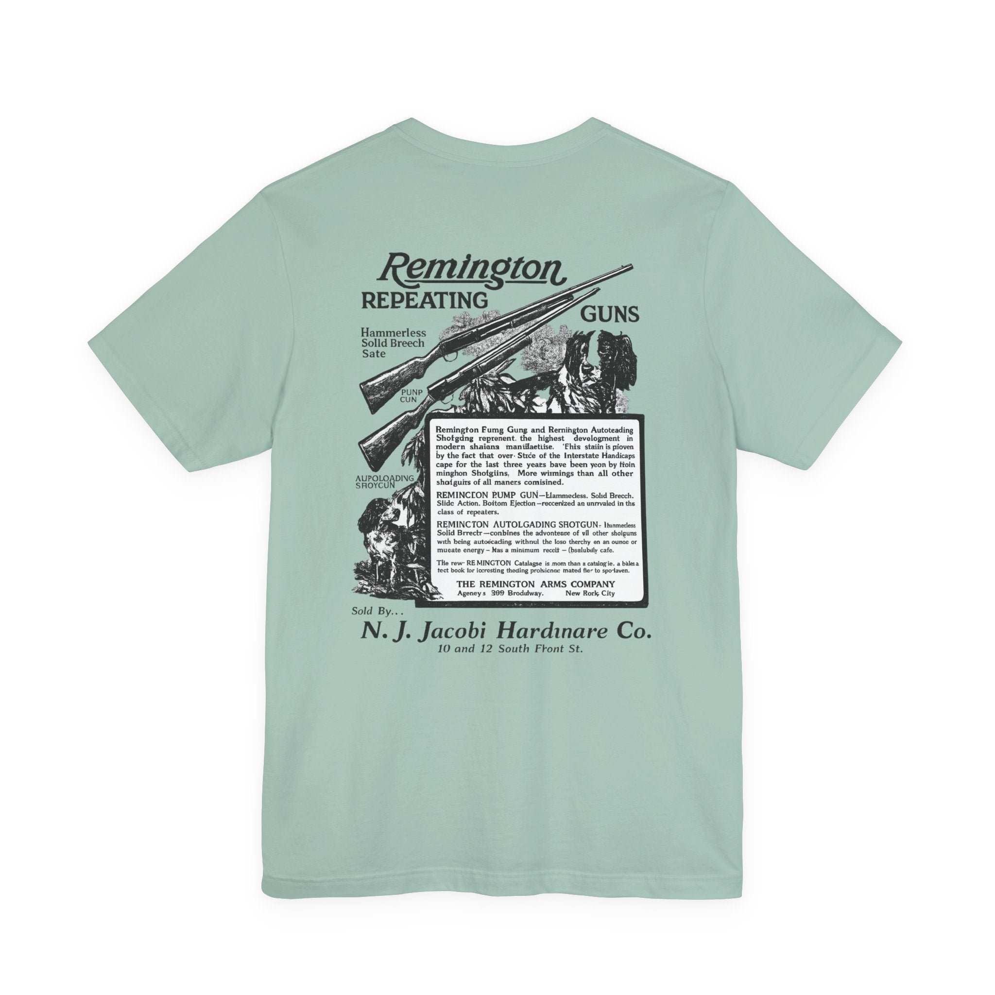Remington Firearms — Vintage NC Newspaper Ad T-Shirt