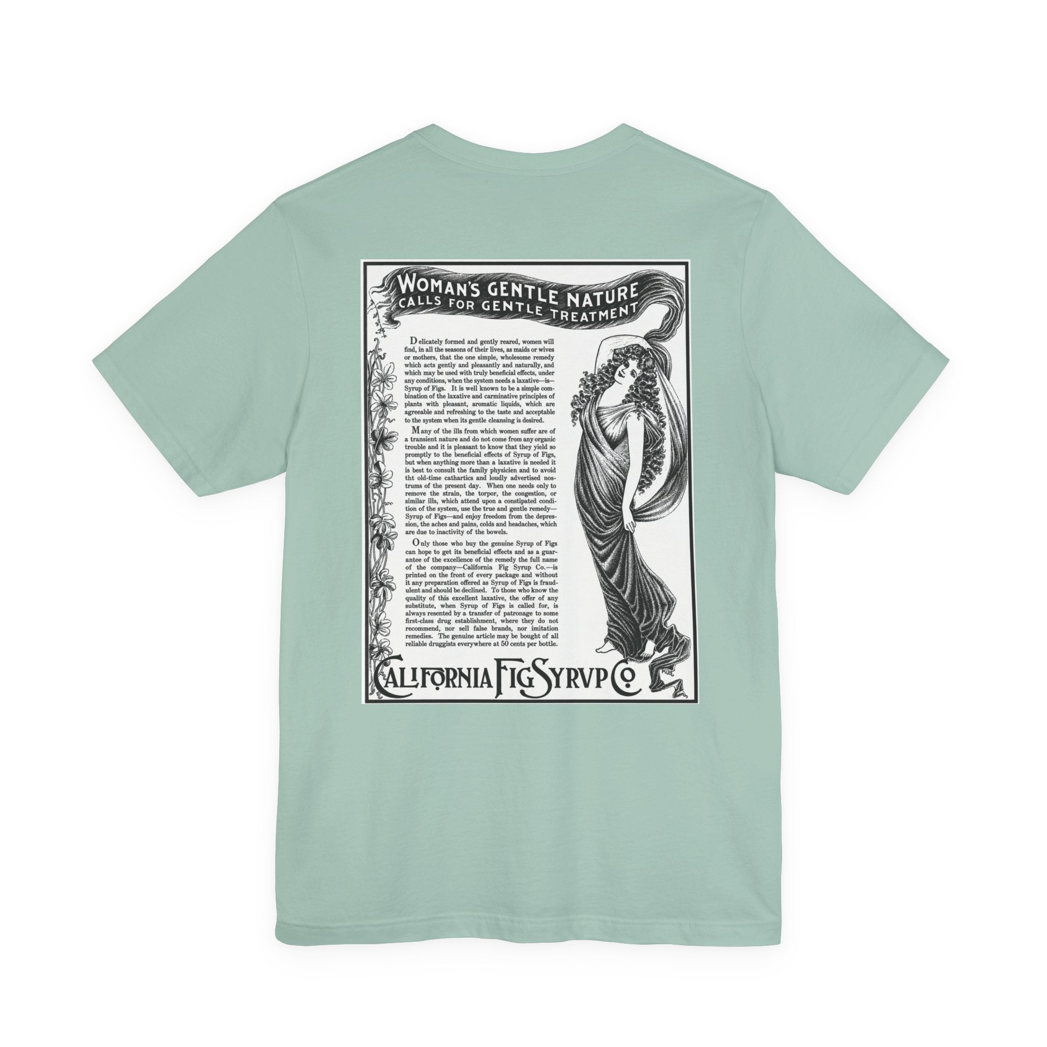 California Fig Syrup — Vintage NC Newspaper Ad T-Shirt