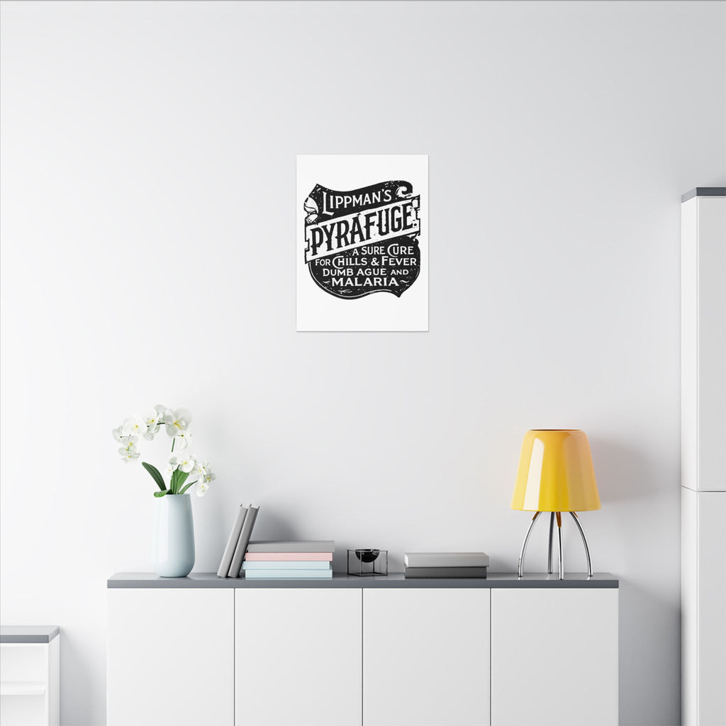 Lippman's Pyrafuge — Vintage NC Newspaper Ad Canvas Print