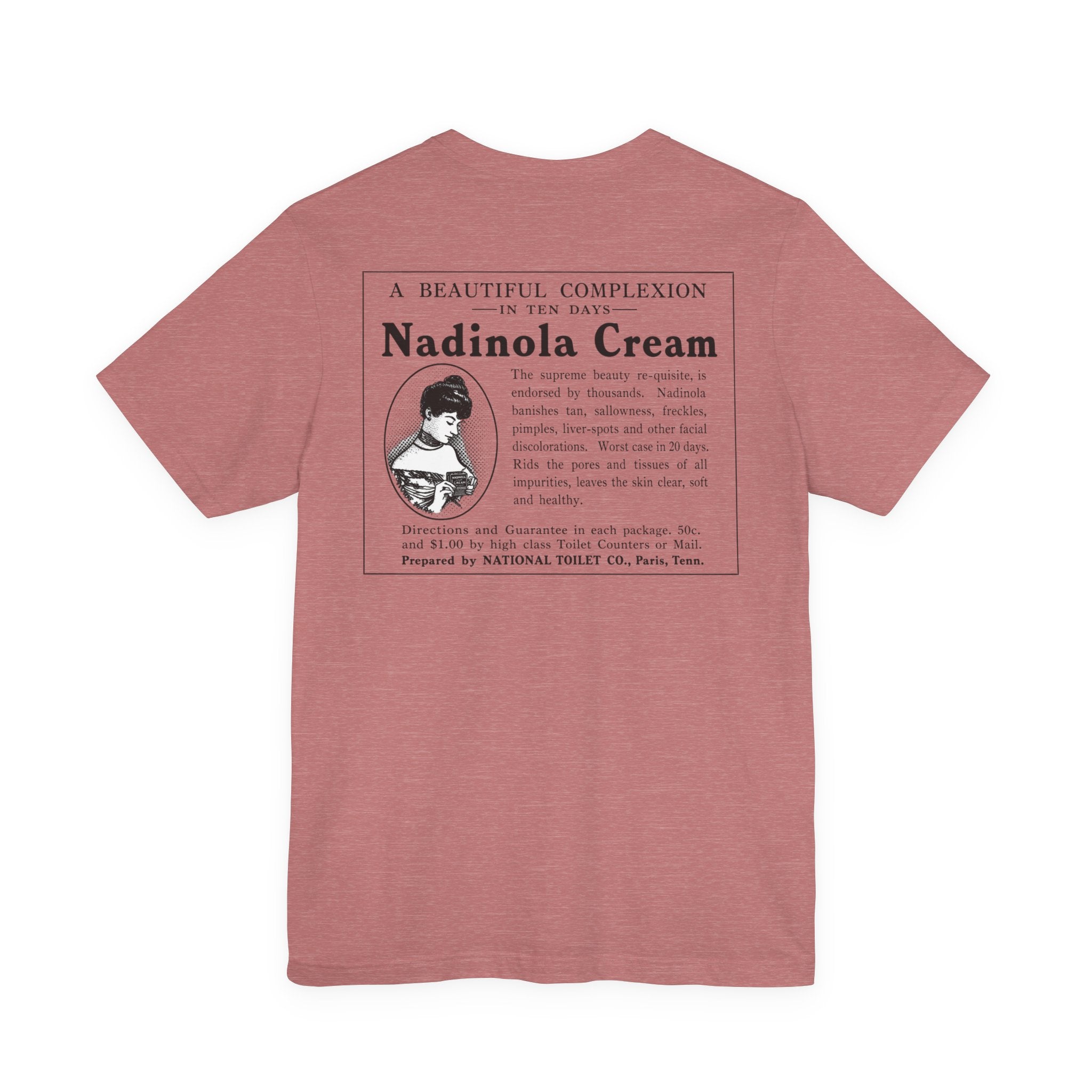 Nadinola Cream — Vintage NC Newspaper Ad T-Shirt