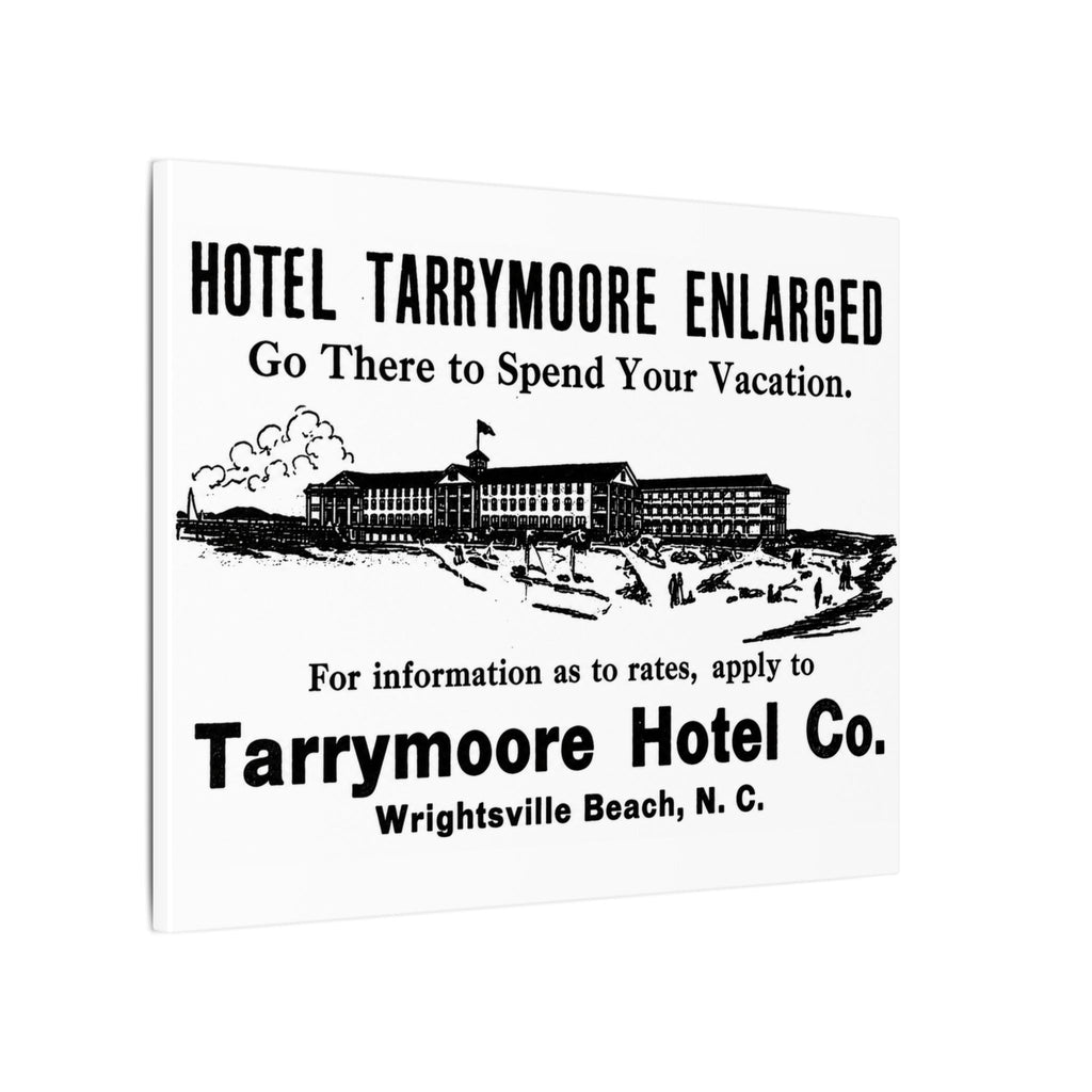 Tarrymore Hotel — Vintage NC Newspaper Ad Canvas Print