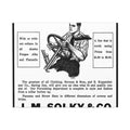 J.M. Solky & Co. — Vintage NC Newspaper Ad Canvas Print