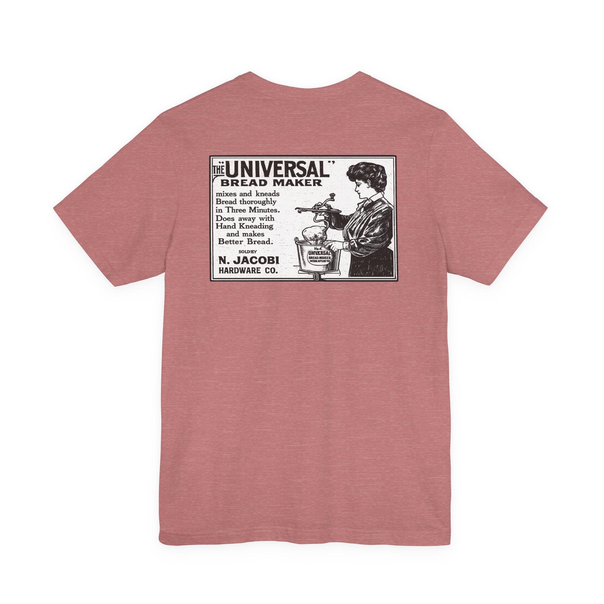 N. Jacobi Universal Bread Maker — Vintage NC Newspaper Ad T-Shirt