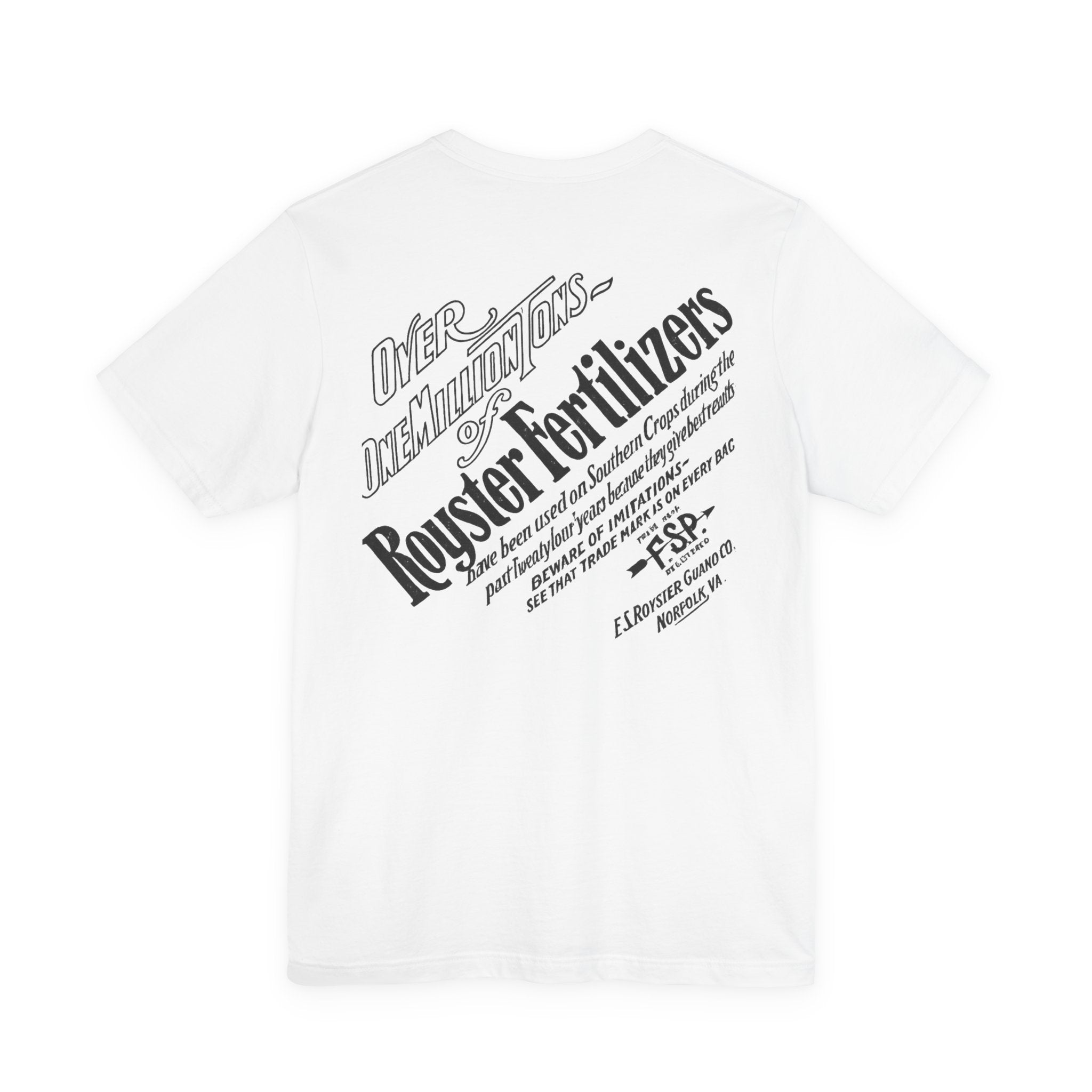 F.S. Royster Fertilizer Co. — Vintage NC Newspaper Ad T-Shirt
