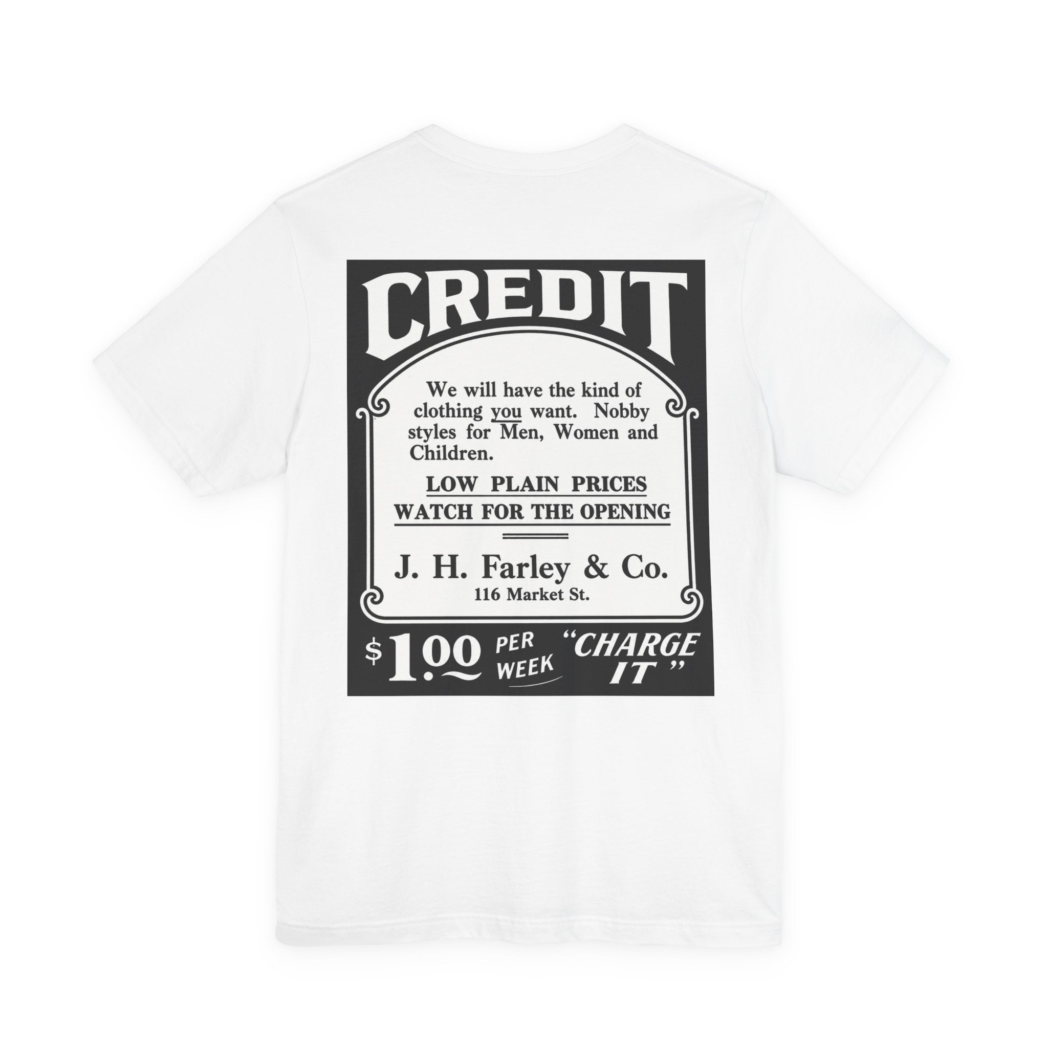 J.H. Farley & Co. — Vintage NC Newspaper Ad T-Shirt