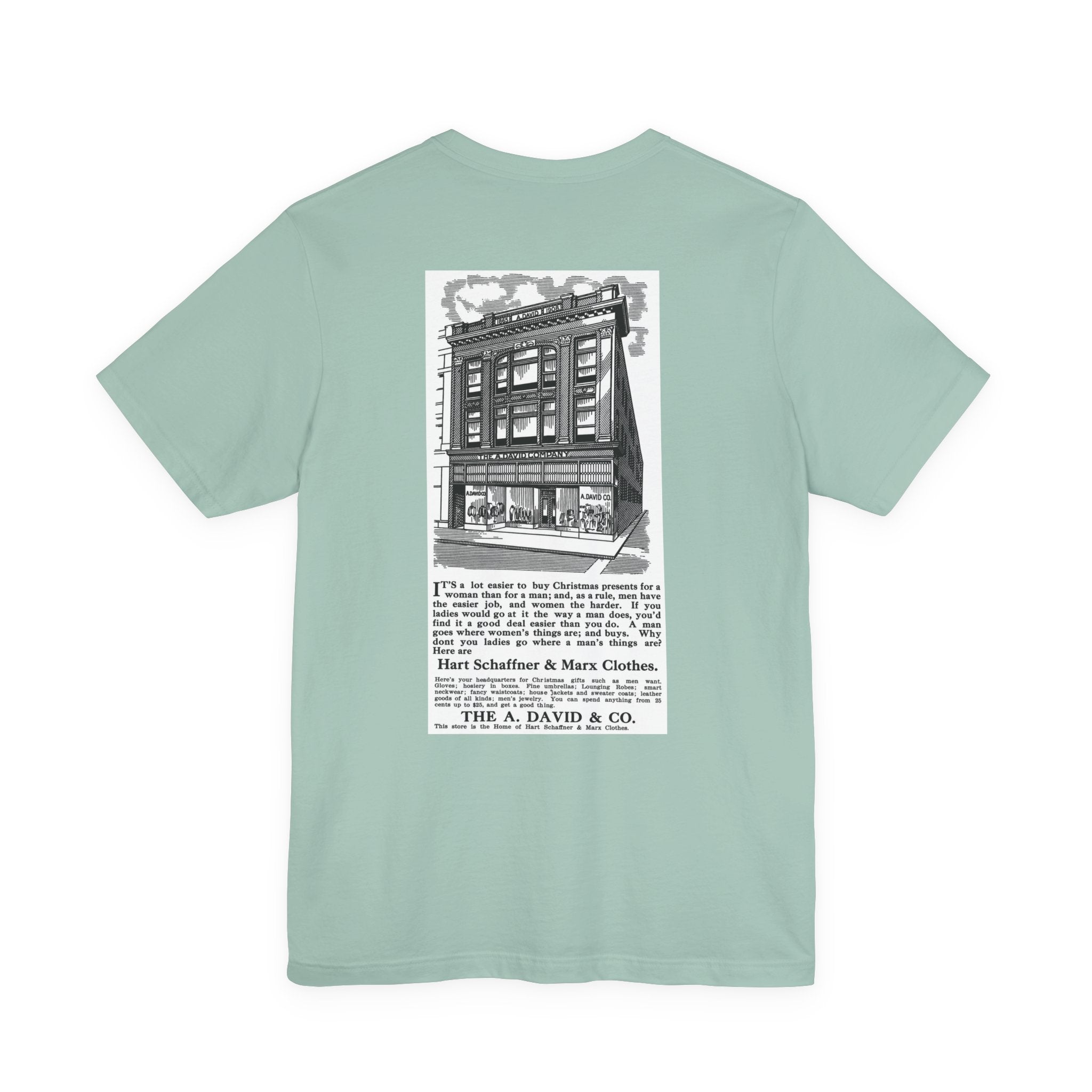 A. David & Co. — Vintage NC Newspaper Ad T-Shirt