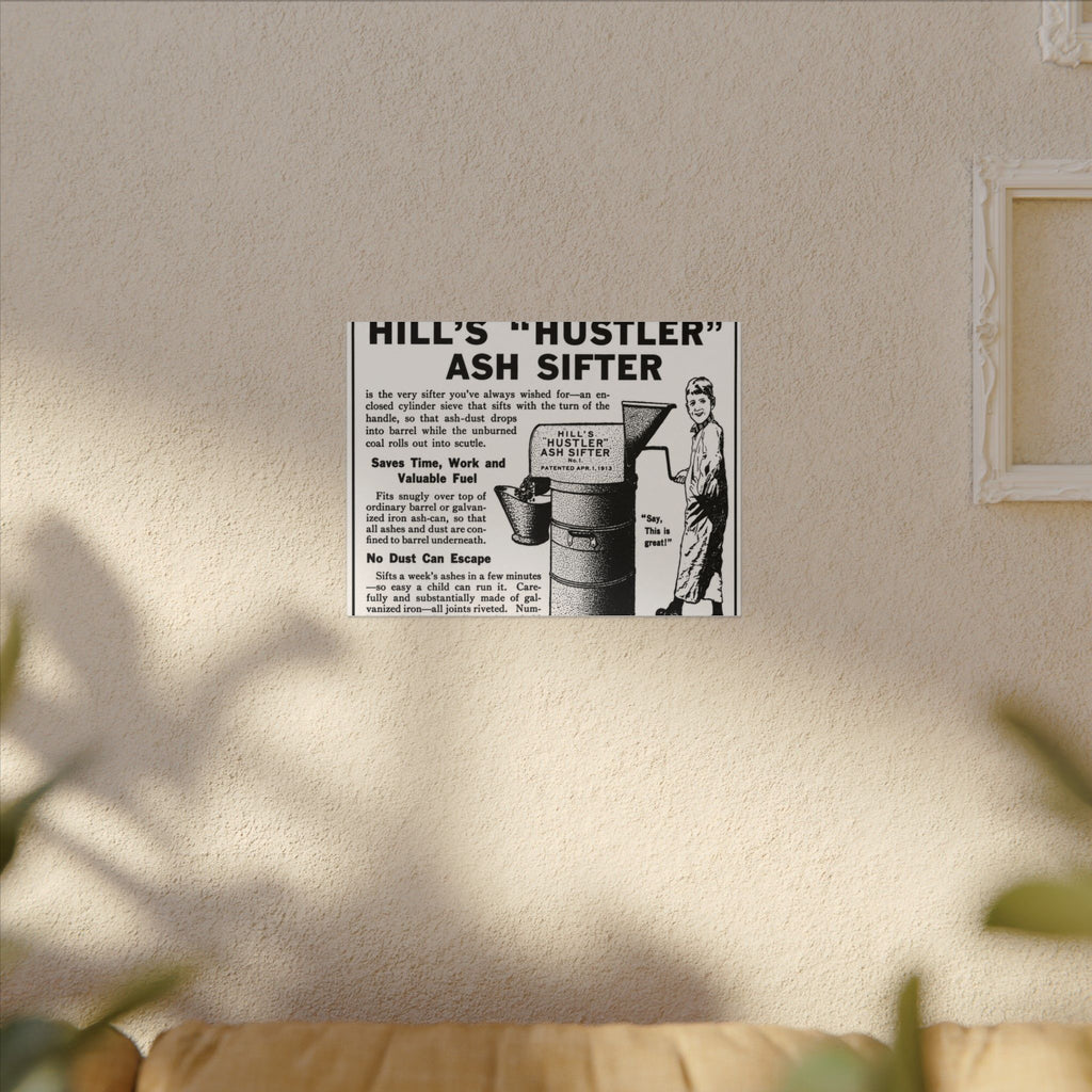 Copy of N. Jacobi Hardware - Hill's Ash Sifter — Vintage NC Newspaper Ad Canvas Print