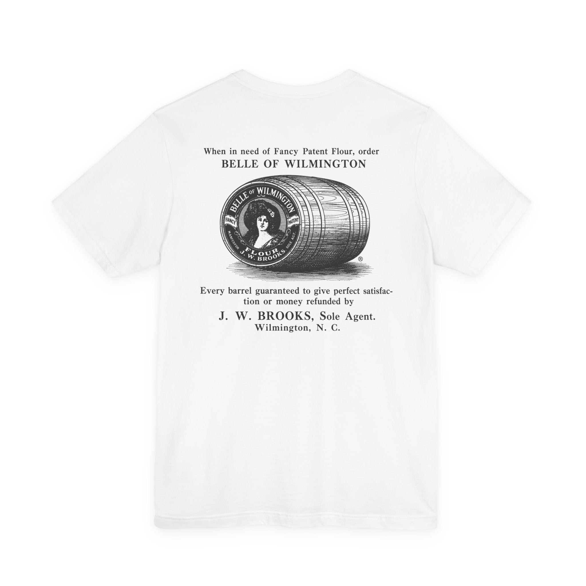 Belle of Wilmington Flour — Vintage NC Newspaper Ad T-Shirt