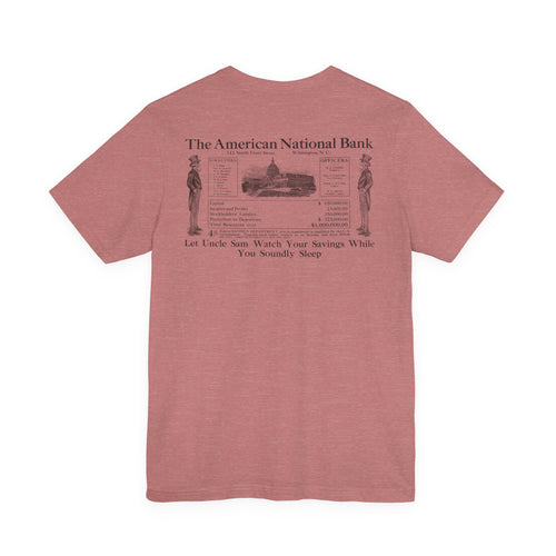American National Bank Wilmington NC vintage ad T-shirt