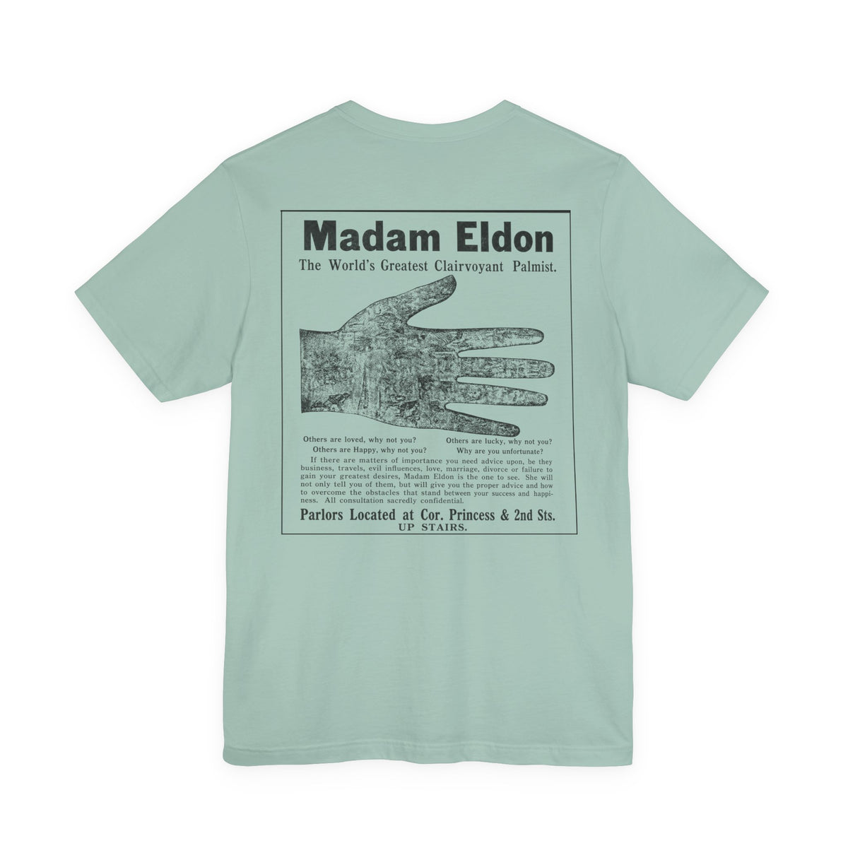 Madam Eldon Clairvoyant — Vintage NC Newspaper Ad T-Shirt