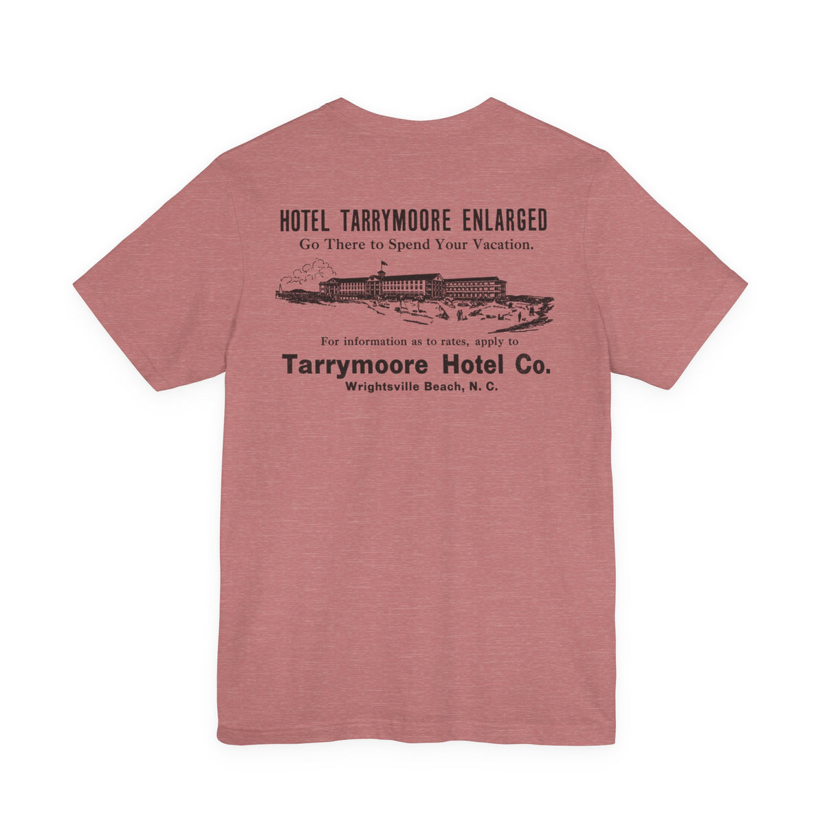 Tarrymoore Hotel — Vintage NC Newspaper Ad T-Shirt