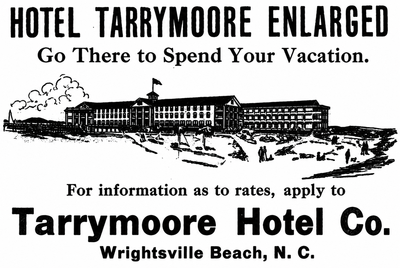 Tarrymore Hotel — Vintage NC Newspaper Ad T-Shirt