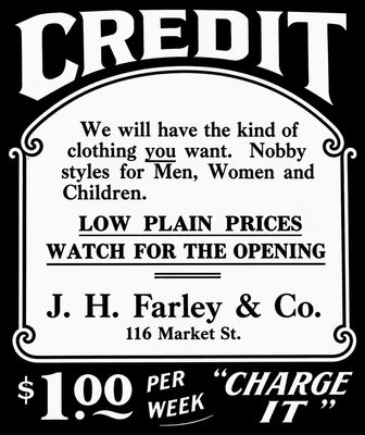 J.H. Farley & Co. — Vintage NC Newspaper Ad T-Shirt