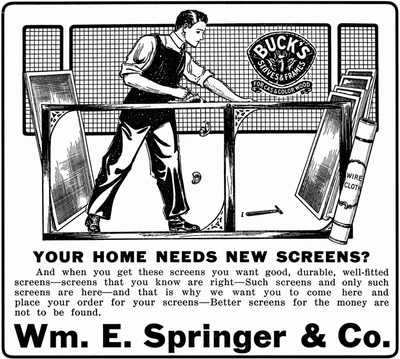 Wm. E. Springer & Co. — Vintage NC Newspaper Ad T-Shirt