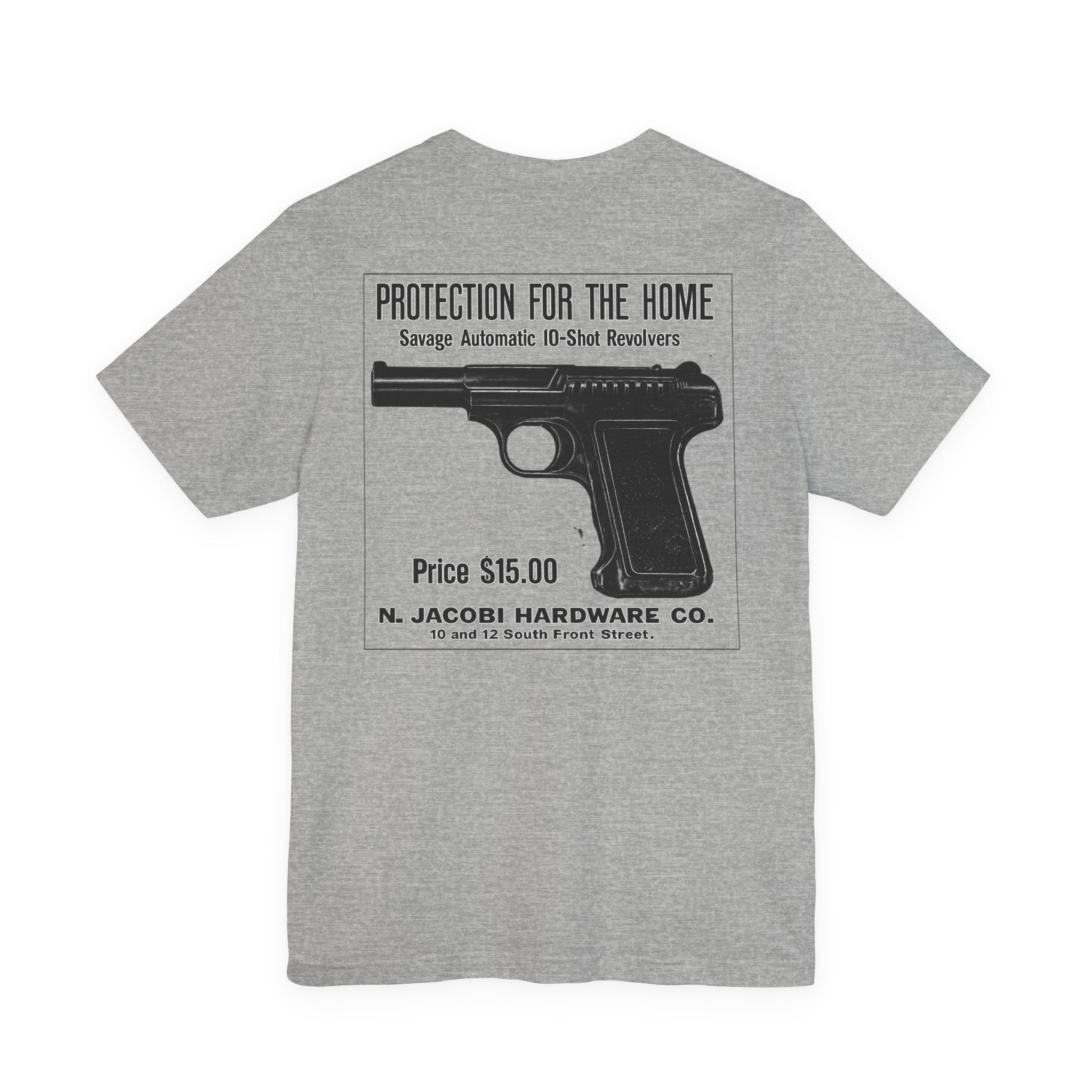 Savage Pistol — Vintage NC Newspaper Ad T-Shirt