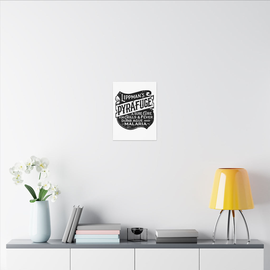 Lippman's Pyrafuge — Vintage NC Newspaper Ad Canvas Print