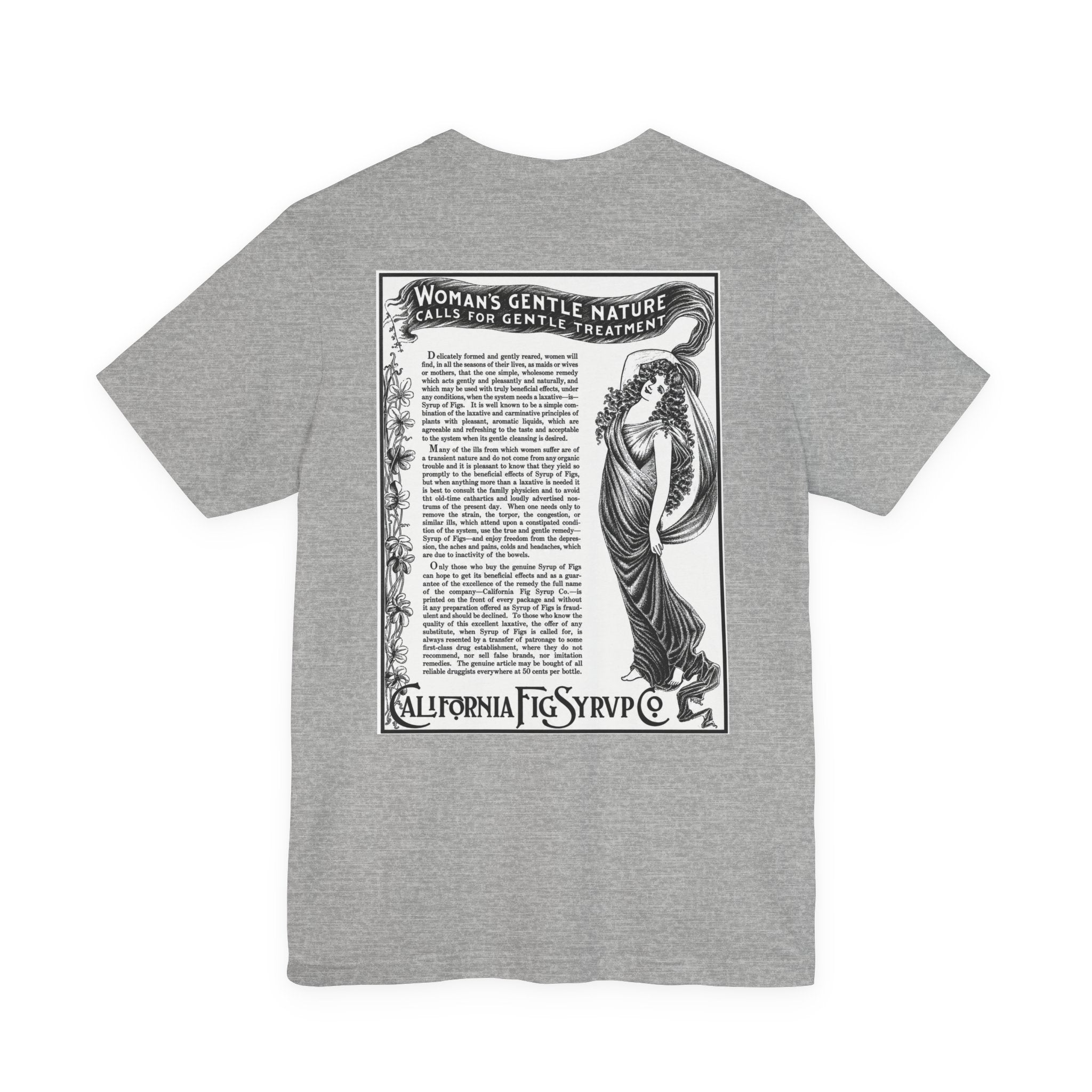 California Fig Syrup — Vintage NC Newspaper Ad T-Shirt
