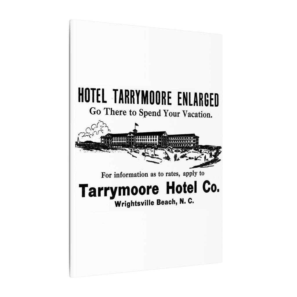 Tarrymore Hotel — Vintage NC Newspaper Ad Canvas Print