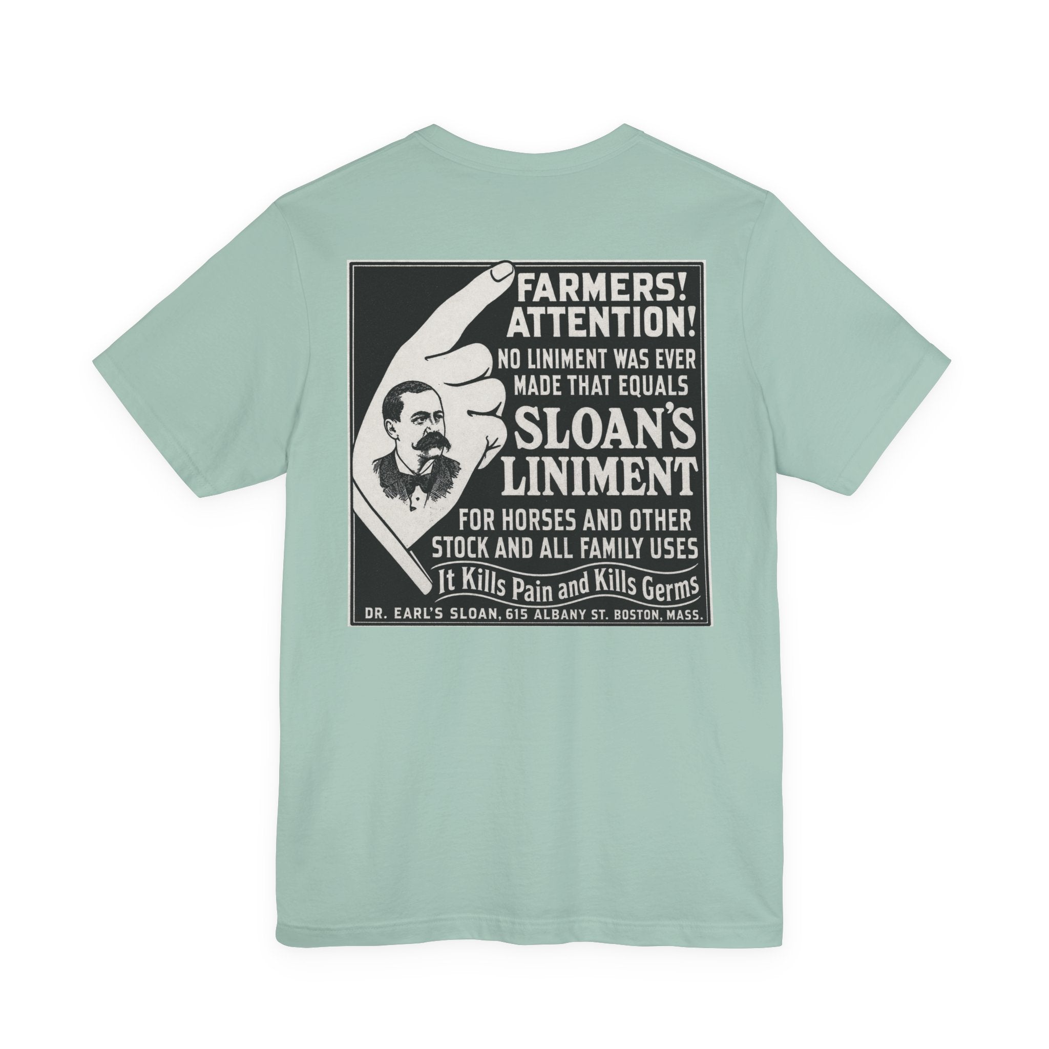 Dr. Sloan's Liniment — Vintage NC Newspaper Ad T-Shirt