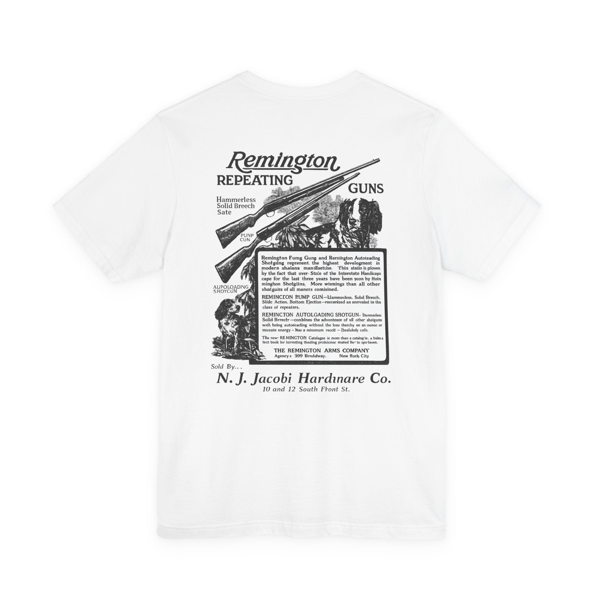 Remington Firearms — Vintage NC Newspaper Ad T-Shirt