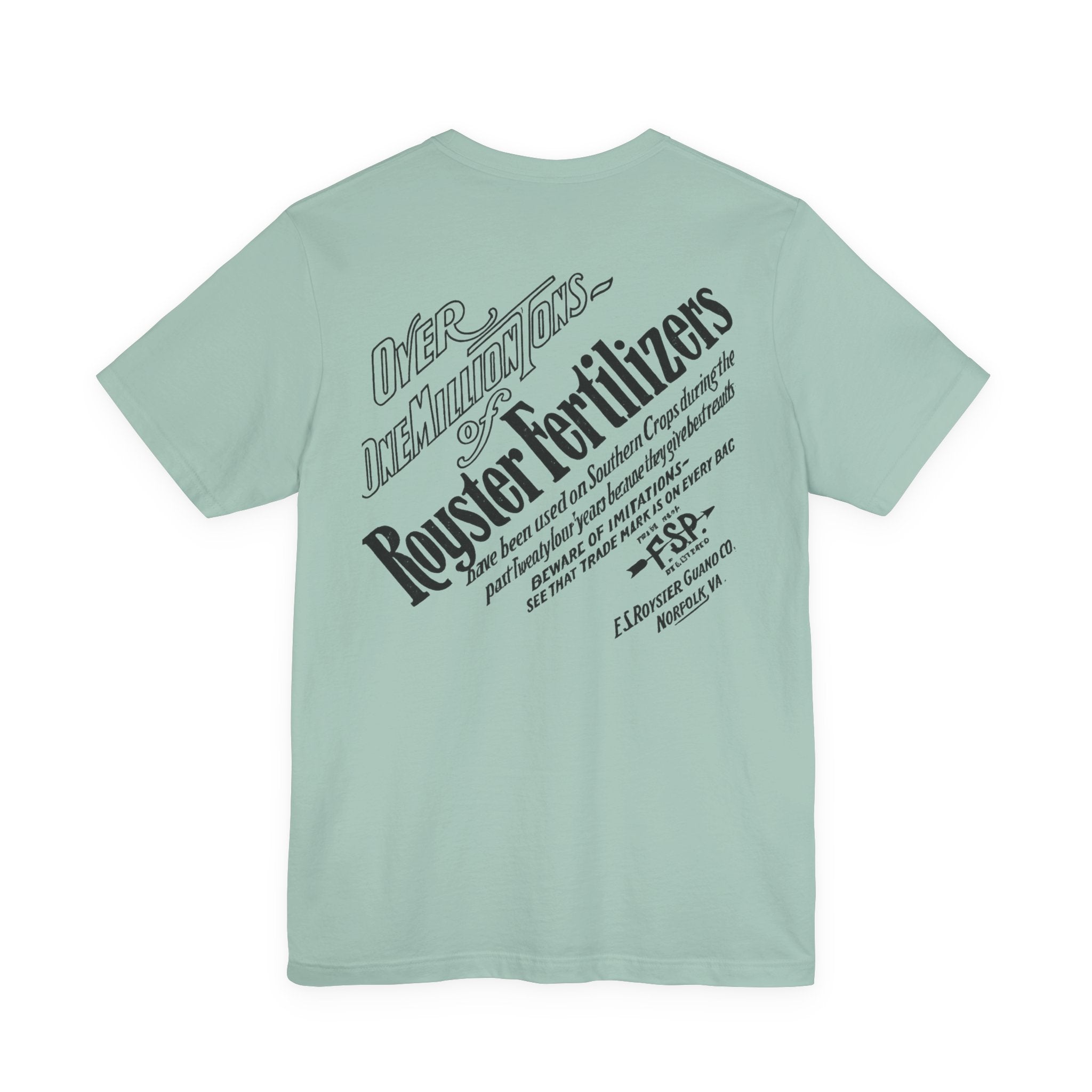 F.S. Royster Fertilizer Co. — Vintage NC Newspaper Ad T-Shirt