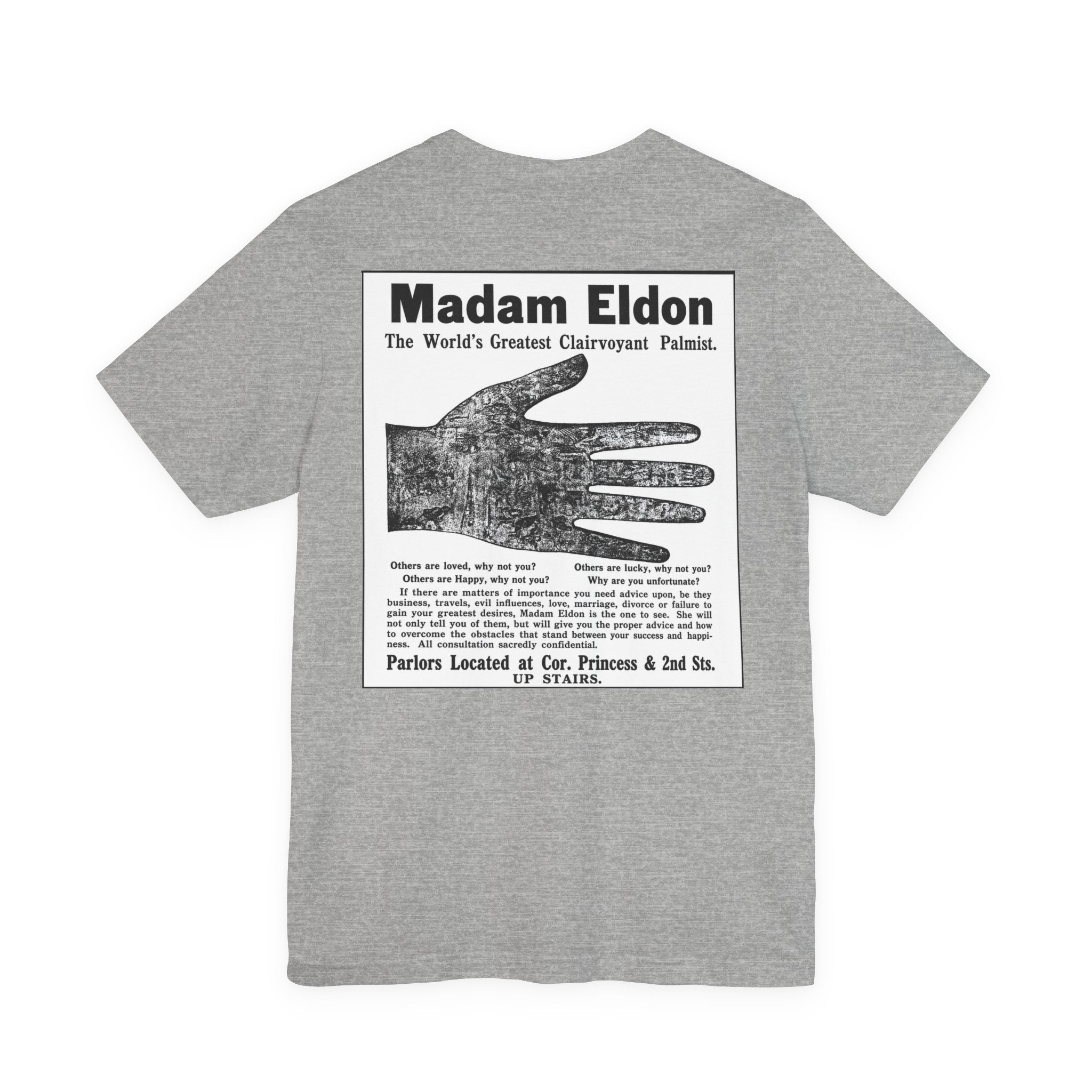 Madam Eldon Clairvoyant — Vintage NC Newspaper Ad T-Shirt