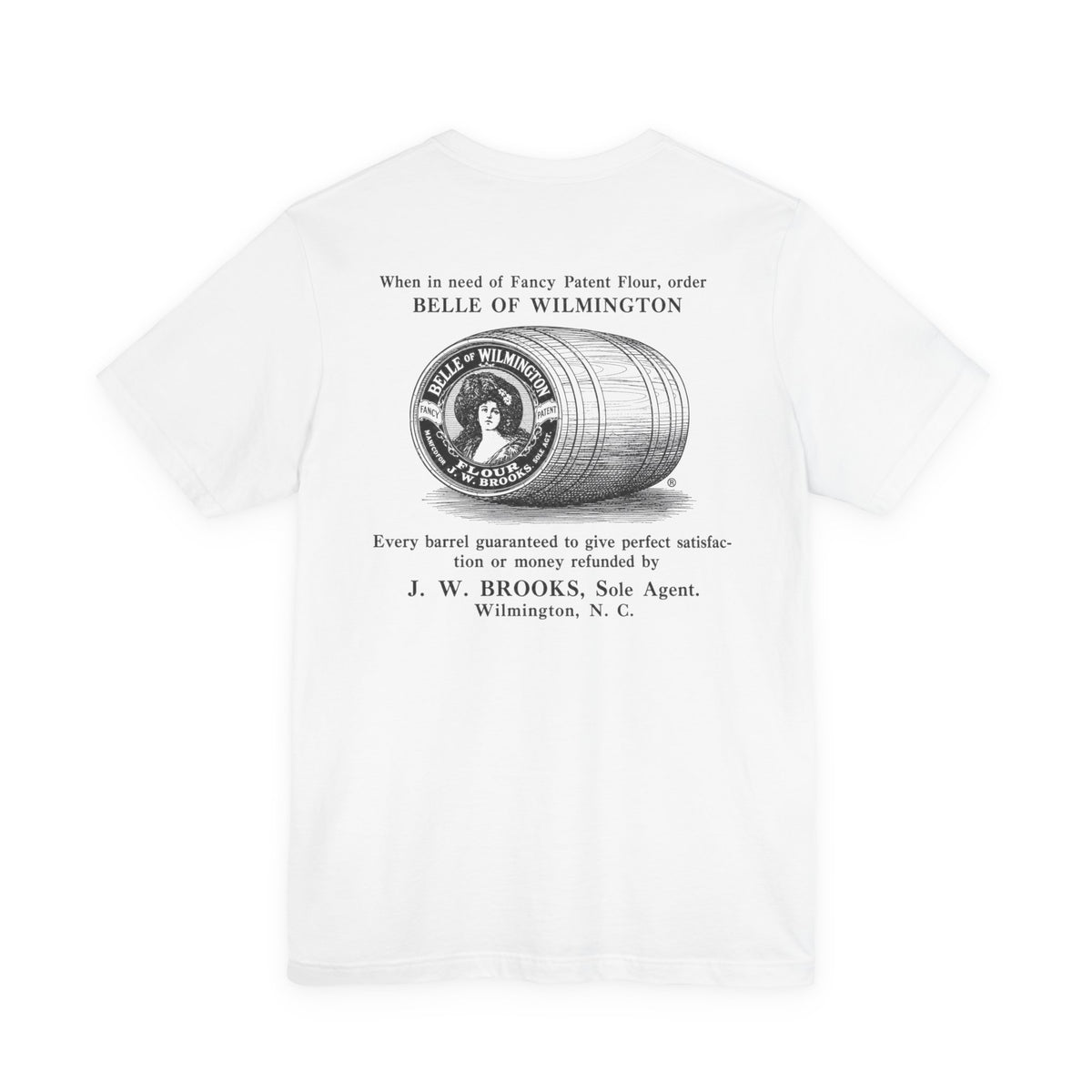 Belle of Wilmington Flour — Vintage NC Newspaper Ad T-Shirt