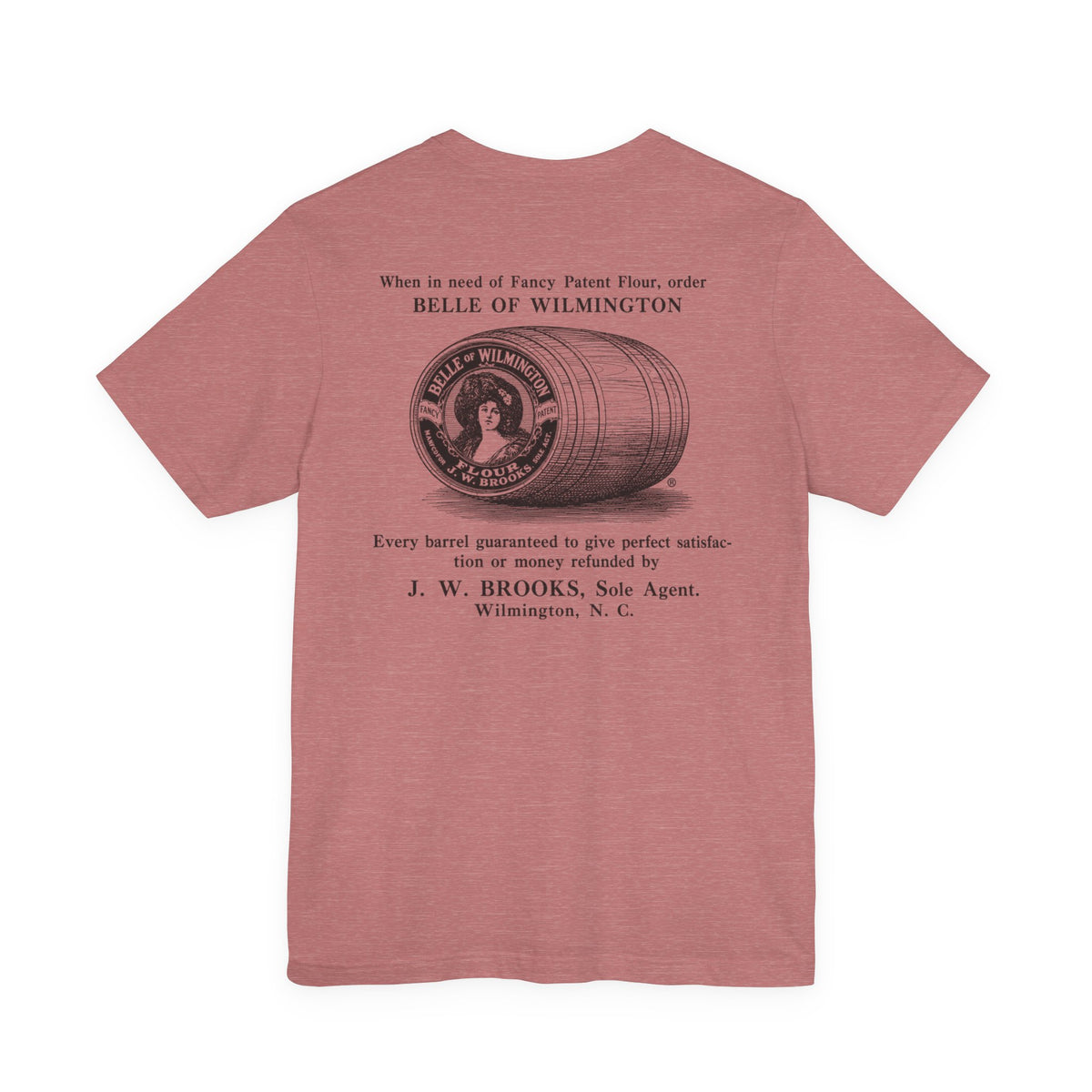 Belle of Wilmington Flour — Vintage NC Newspaper Ad T-Shirt