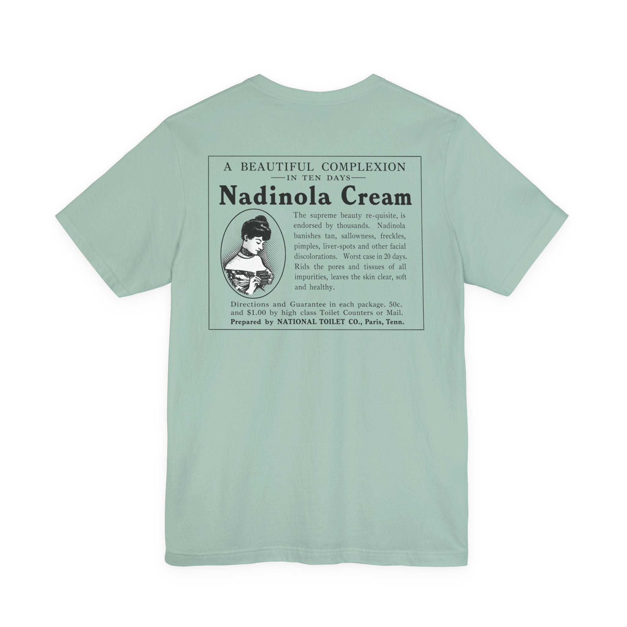 Nadinola Cream — Vintage NC Newspaper Ad T-Shirt