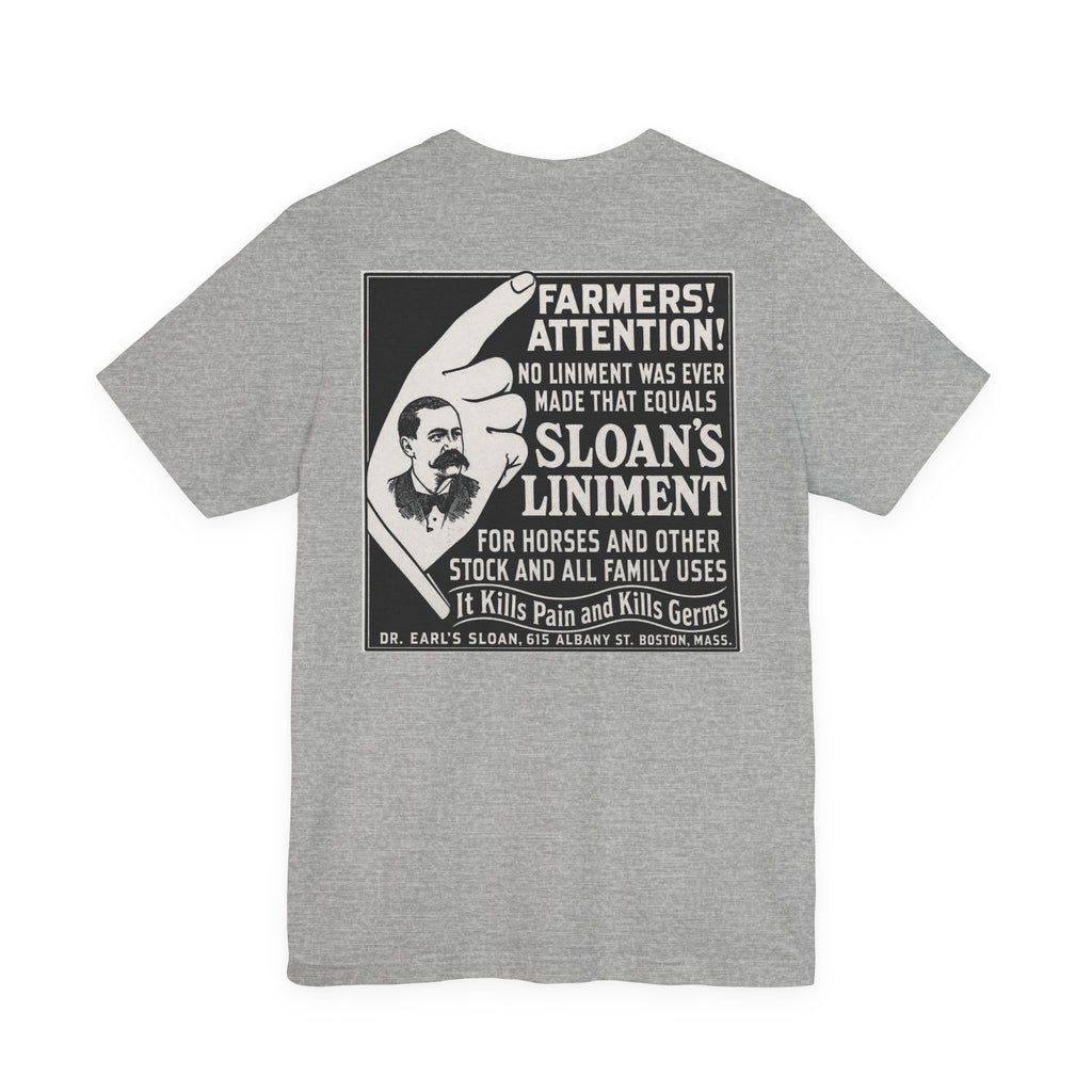 Dr. Sloan's Liniment — Vintage NC Newspaper Ad T-Shirt