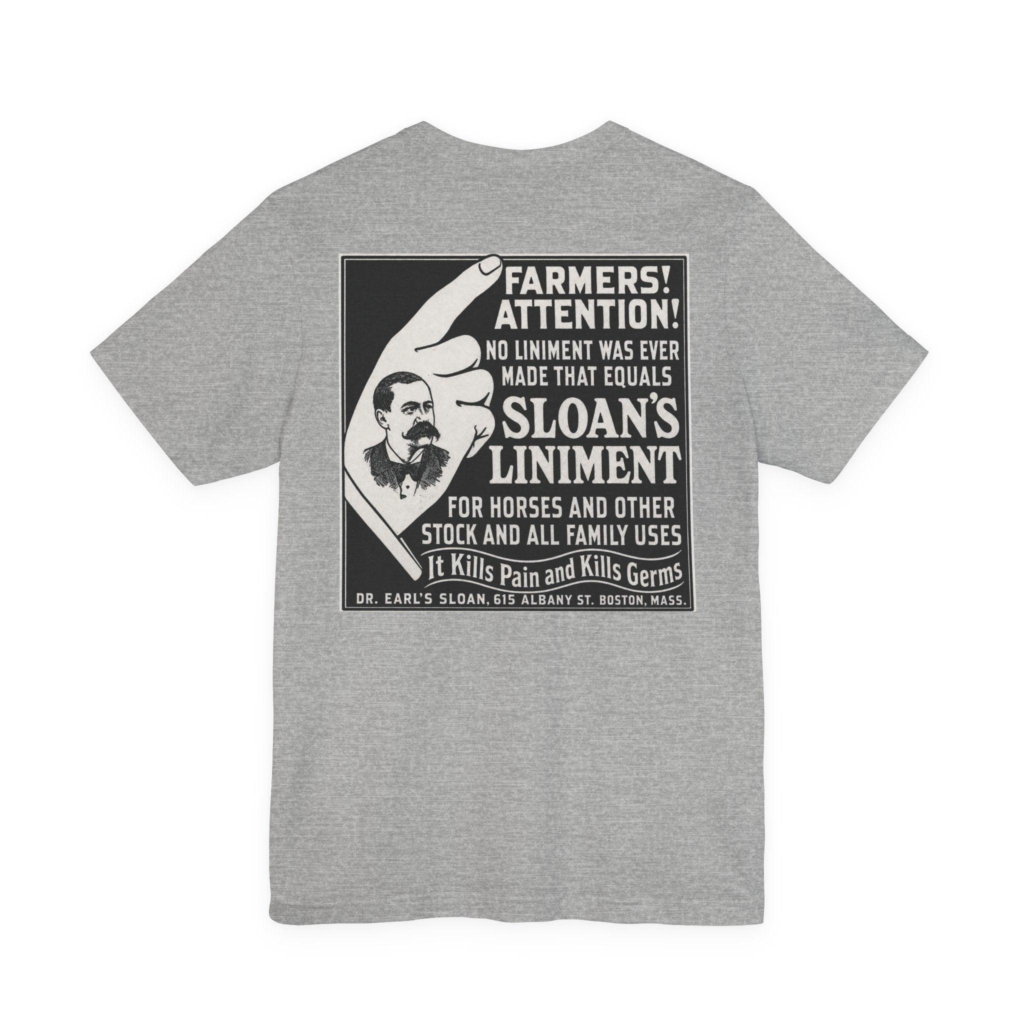 Dr. Sloan's Liniment — Vintage NC Newspaper Ad T-Shirt