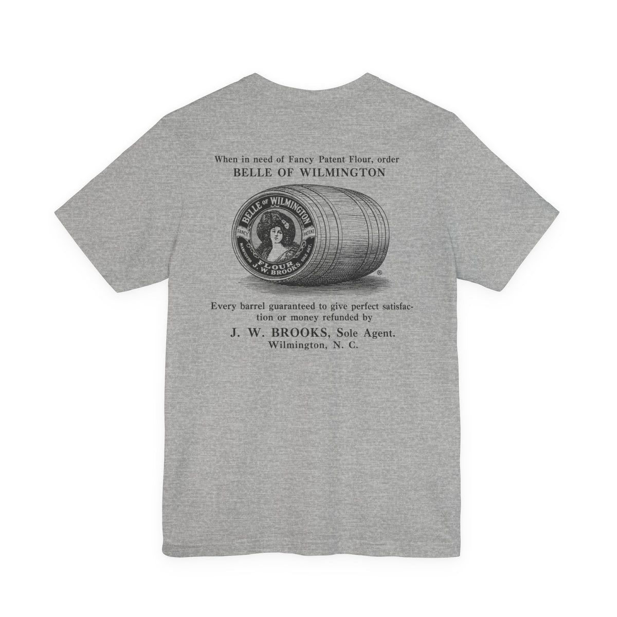 Belle of Wilmington Flour — Vintage NC Newspaper Ad T-Shirt