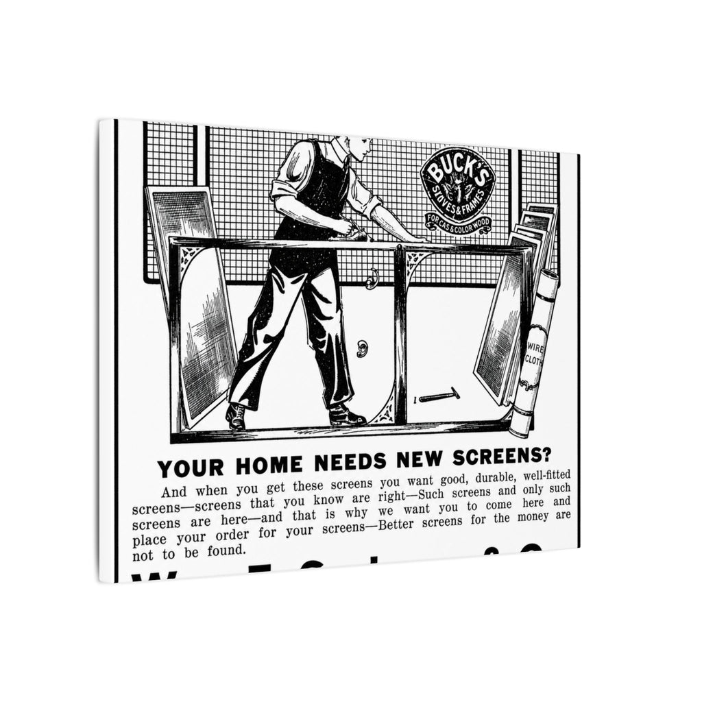 Wm. E. Springer & Co. — Vintage NC Newspaper Ad Canvas Print