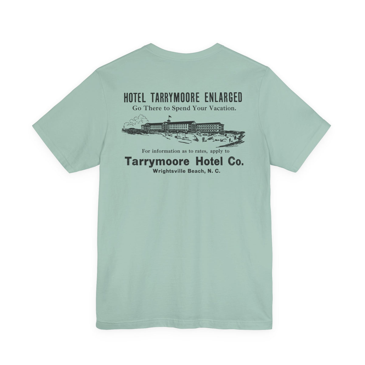 Tarrymoore Hotel — Vintage NC Newspaper Ad T-Shirt