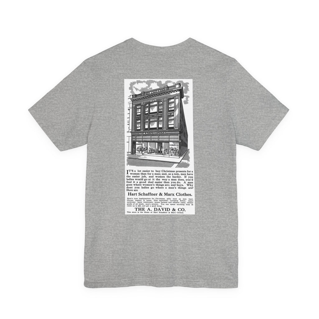 A. David & Co. — Vintage NC Newspaper Ad T-Shirt