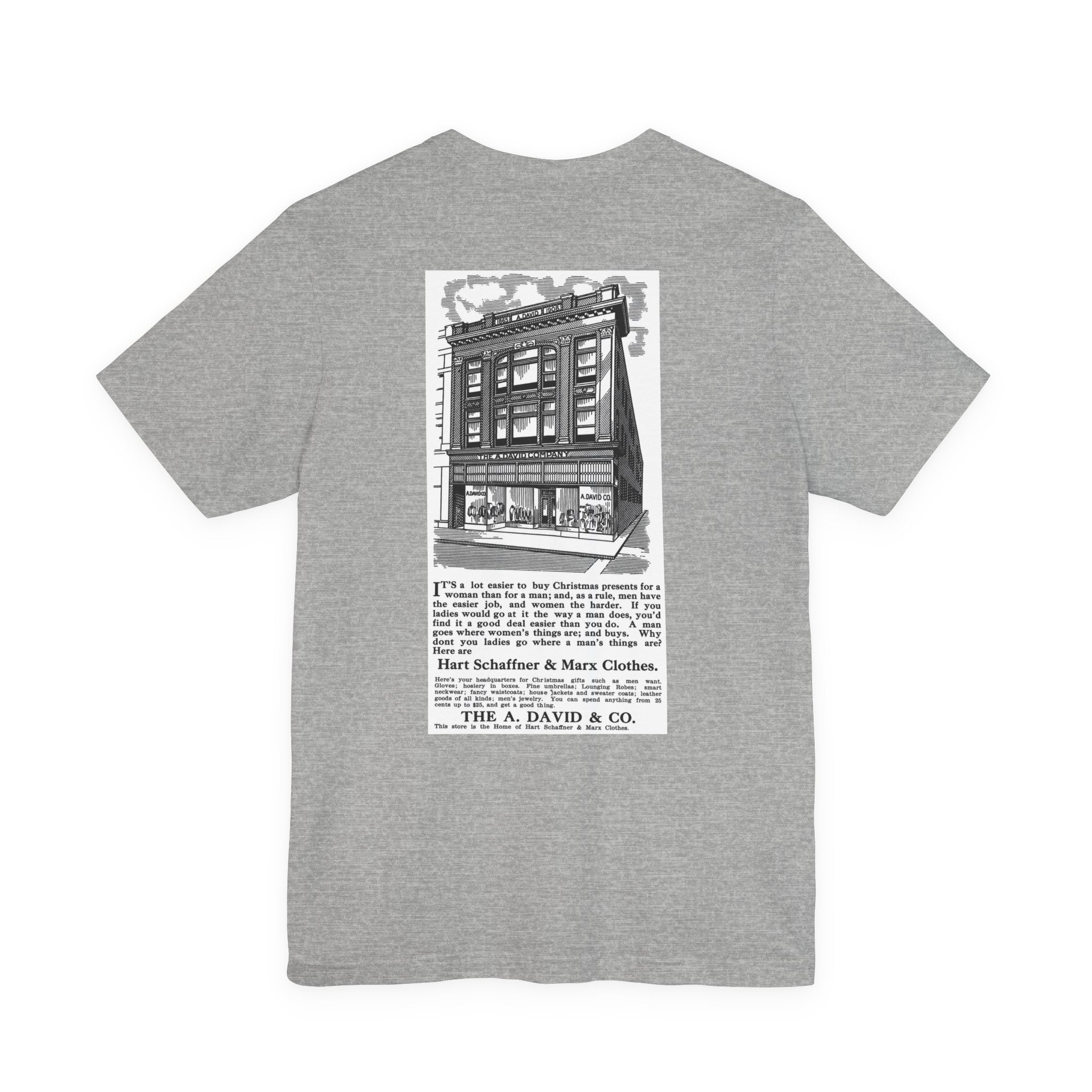 A. David & Co. — Vintage NC Newspaper Ad T-Shirt