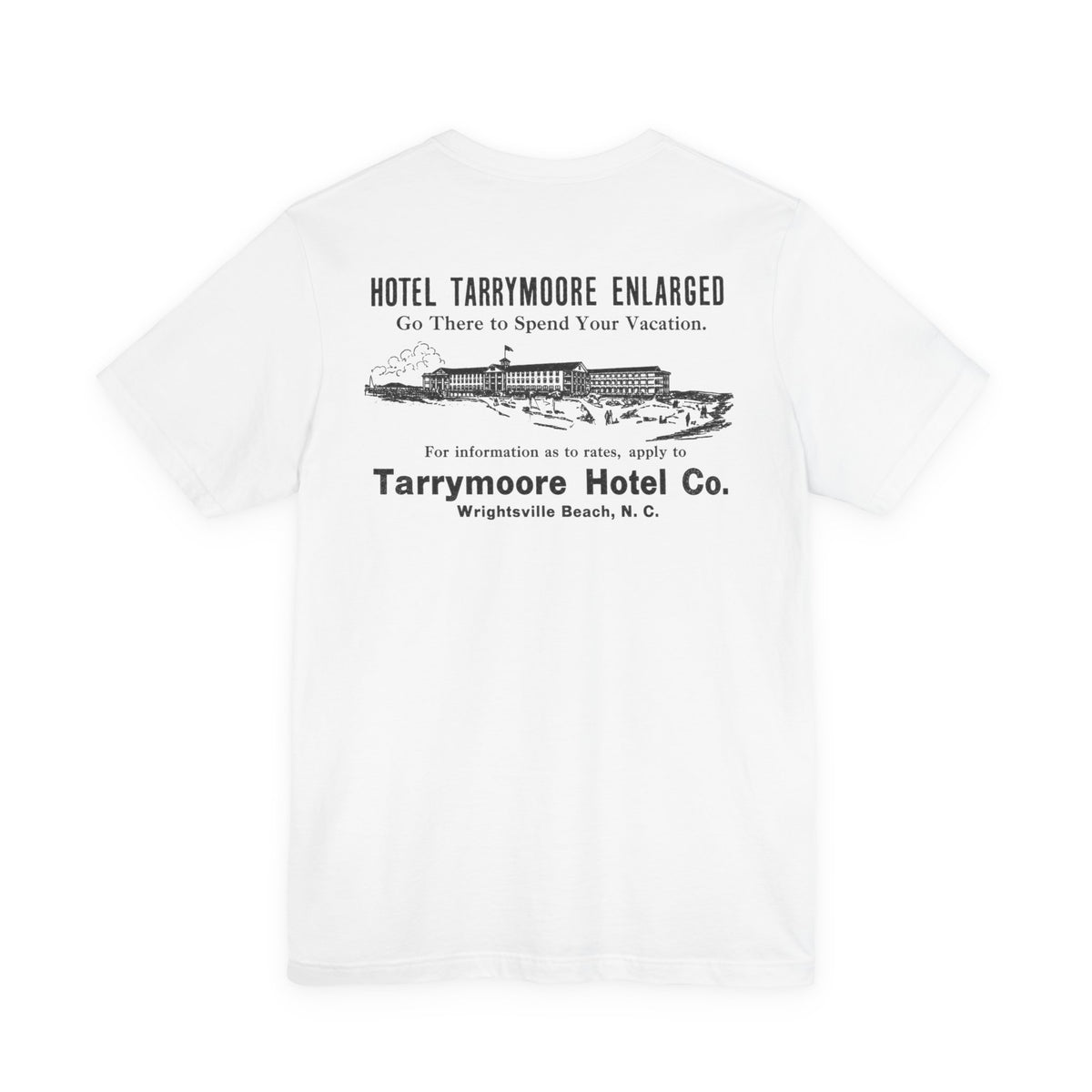 Tarrymoore Hotel — Vintage NC Newspaper Ad T-Shirt