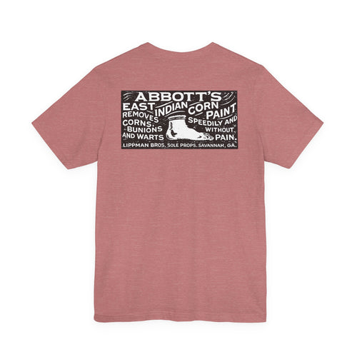 Abbott's East Indian Corn Paint — Vintage NC Newspaper Ad T-Shirt