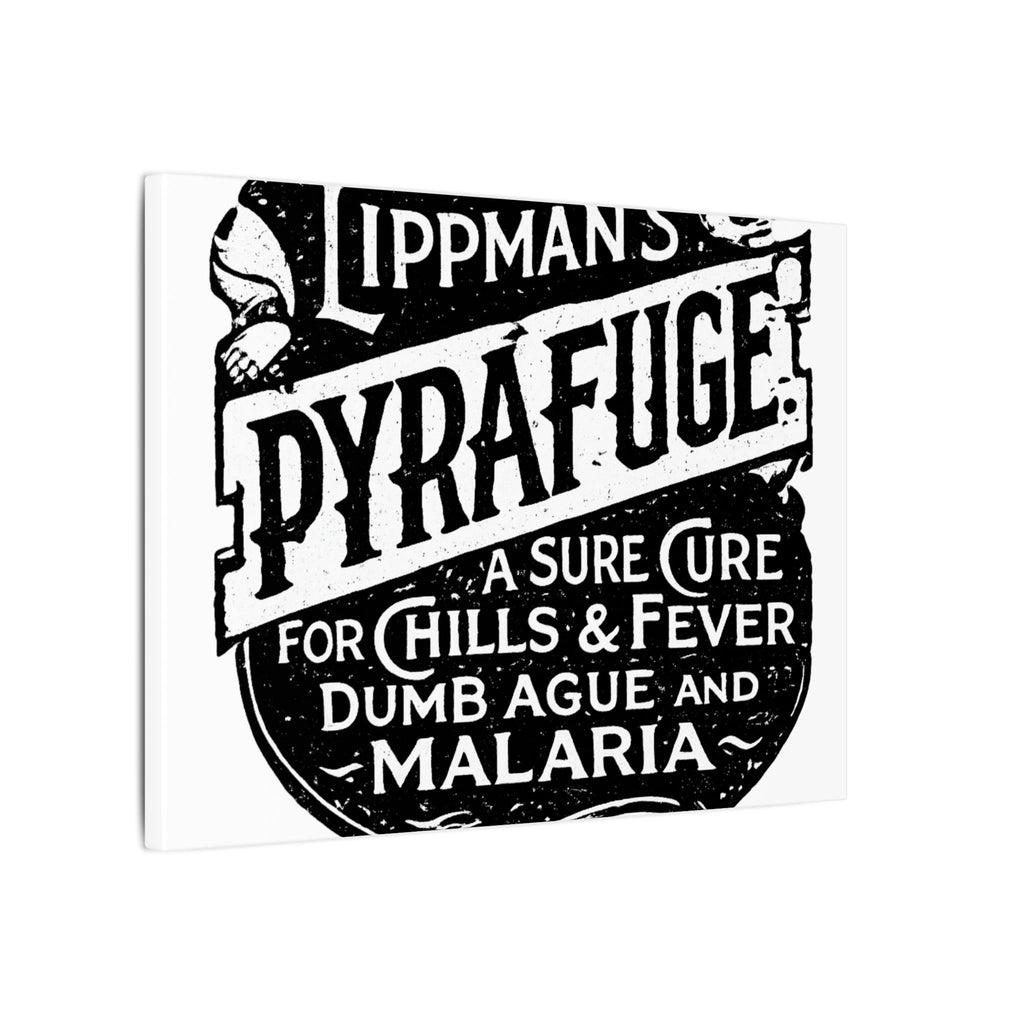 Lippman's Pyrafuge — Vintage NC Newspaper Ad Canvas Print