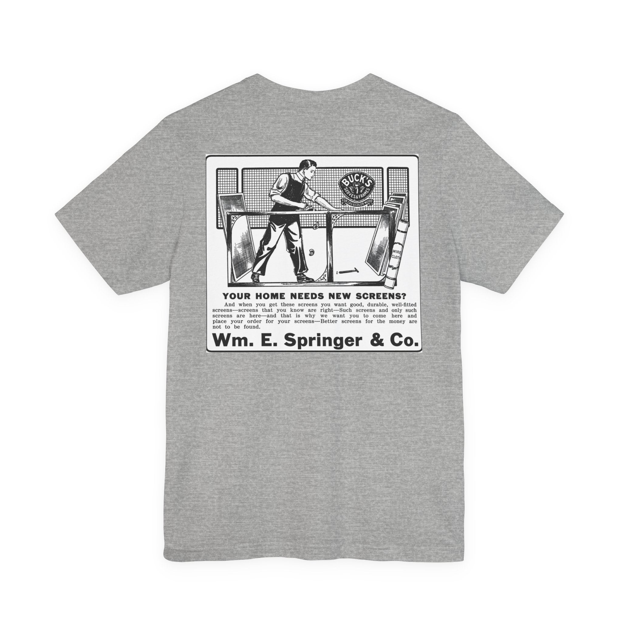 Wm. E. Springer & Co. — Vintage NC Newspaper Ad T-Shirt